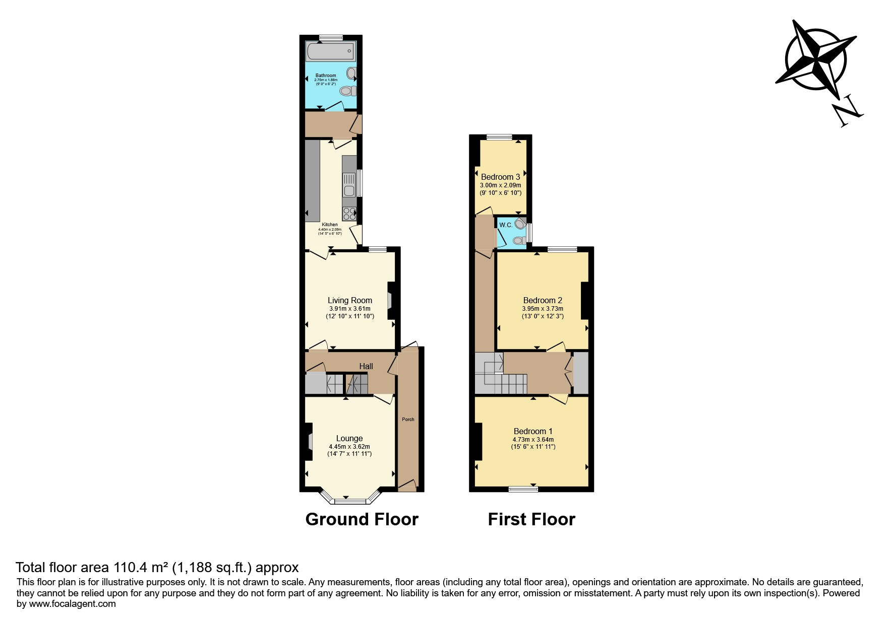 62, Malcolm Street, Derby floorplan