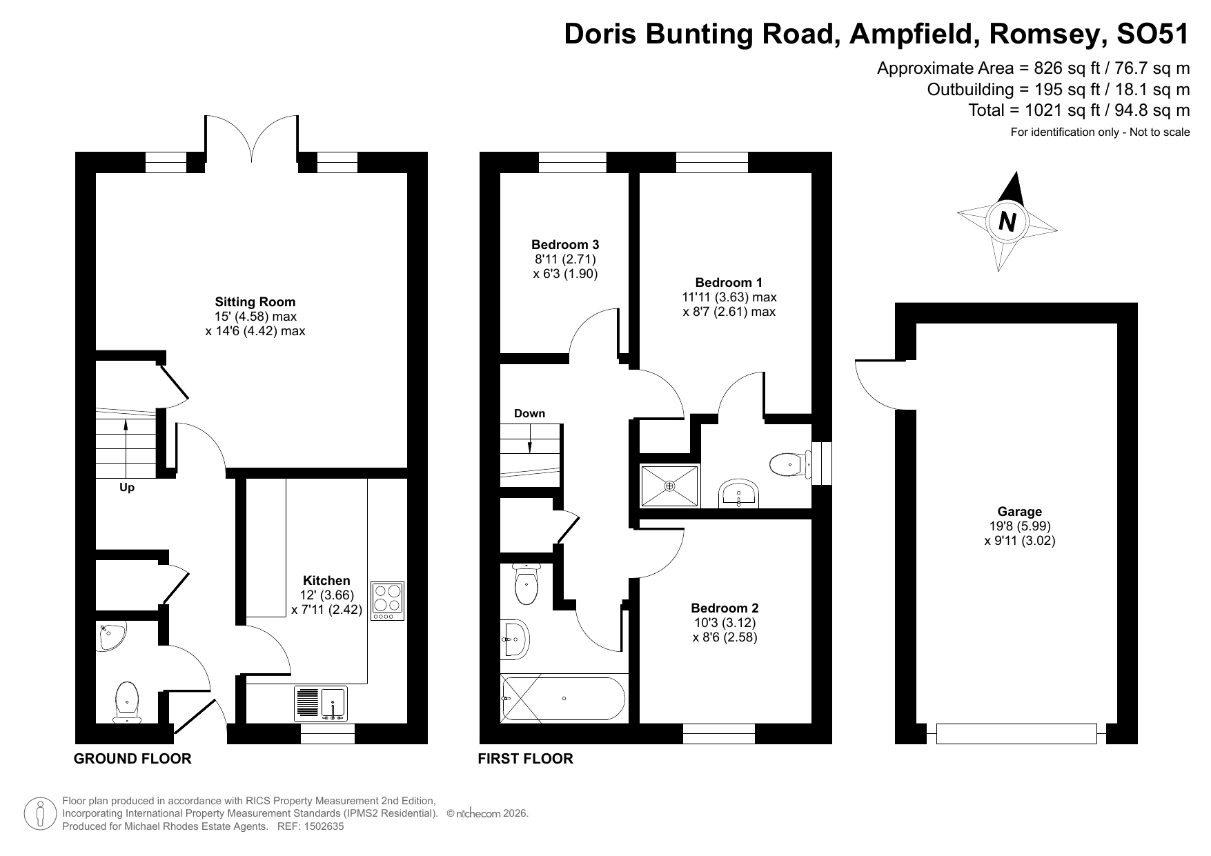 83, Doris Bunting Road, Romsey floorplan