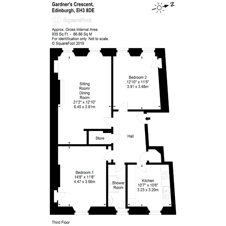 2 Bedrooms Flat to rent in Gardners Crescent, Fountainbridge, Edinburgh EH3