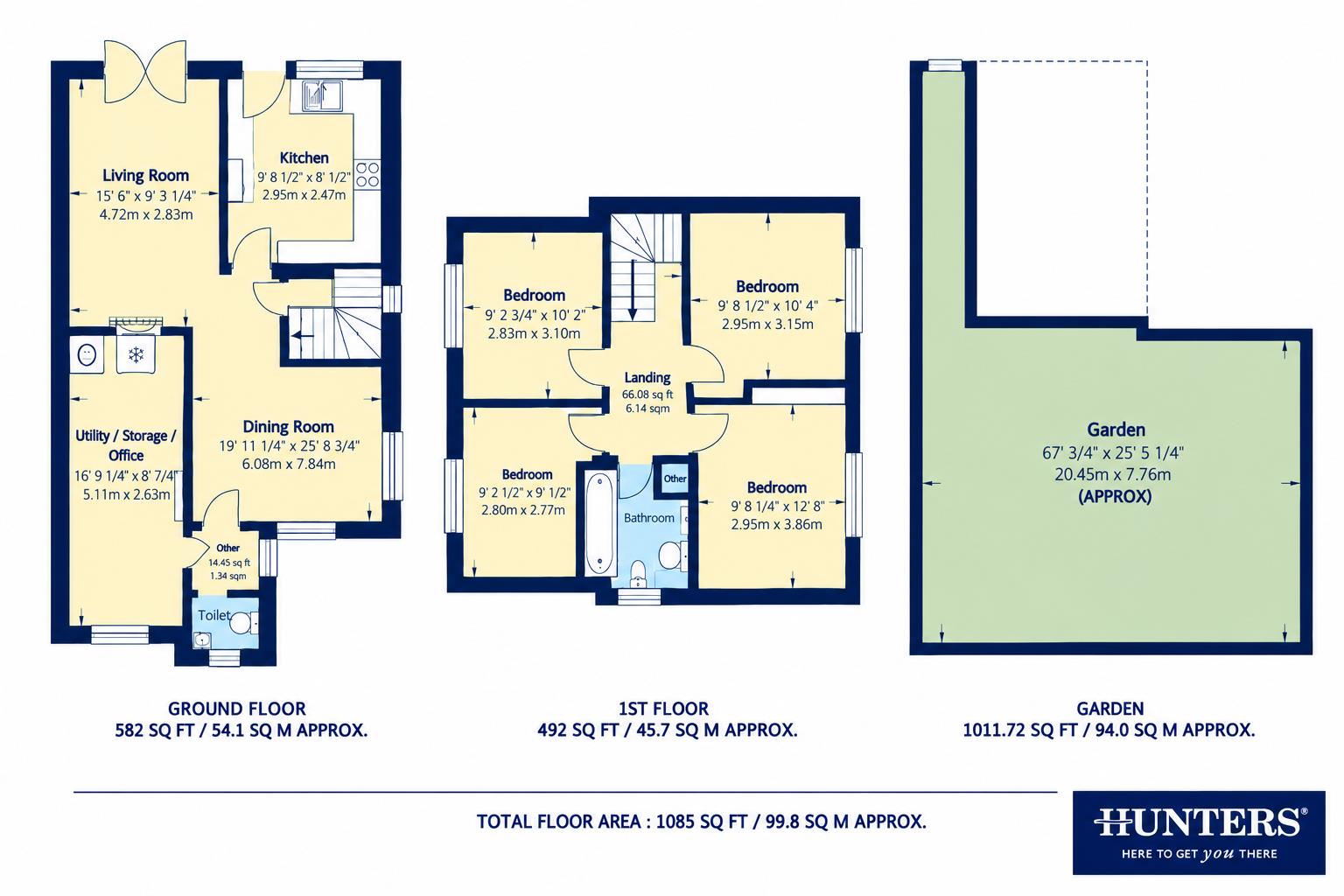Percy Gardens, Worcester Park floorplan
