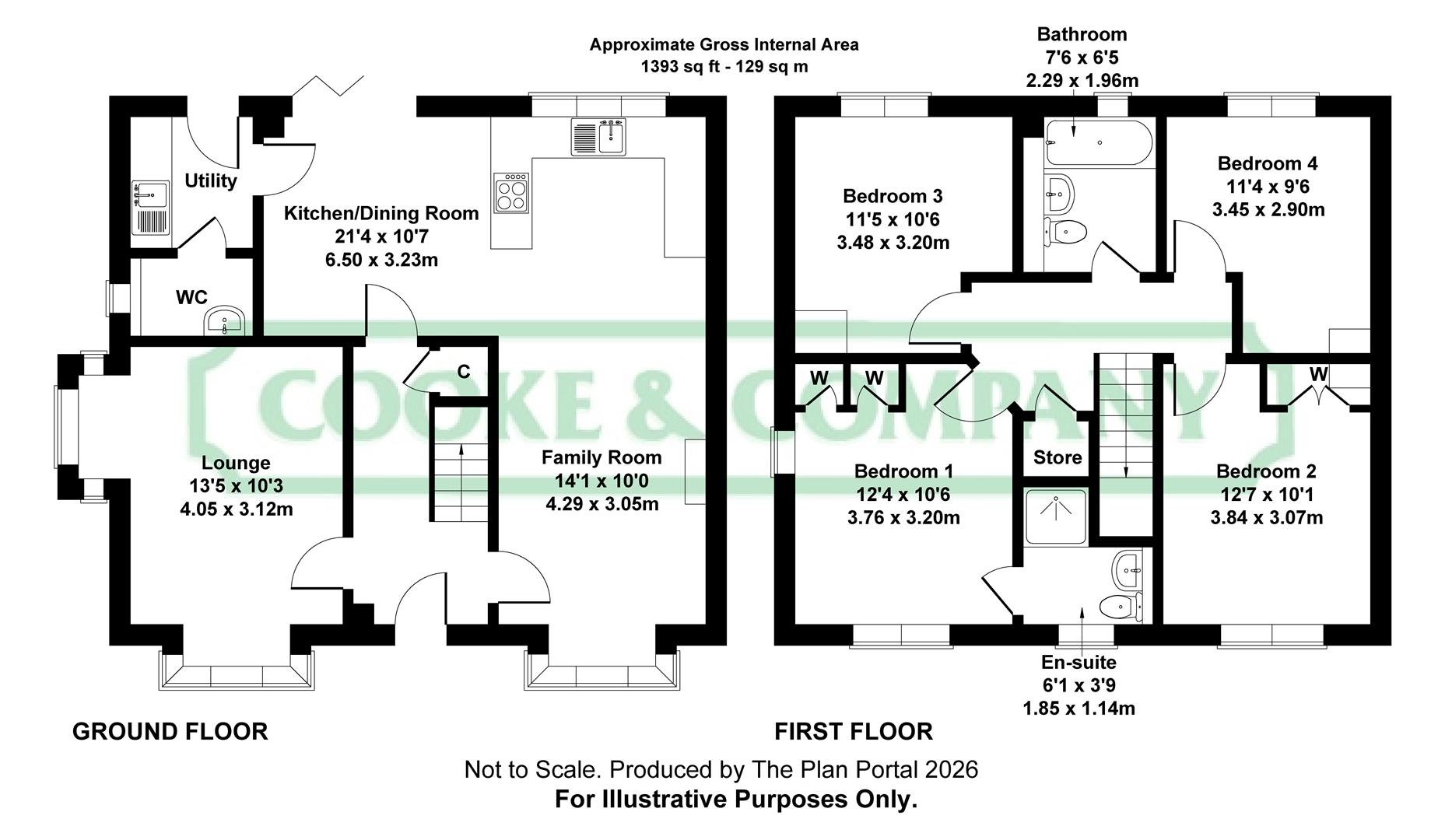 1, Hazelfield Gardens, Lowton floorplan