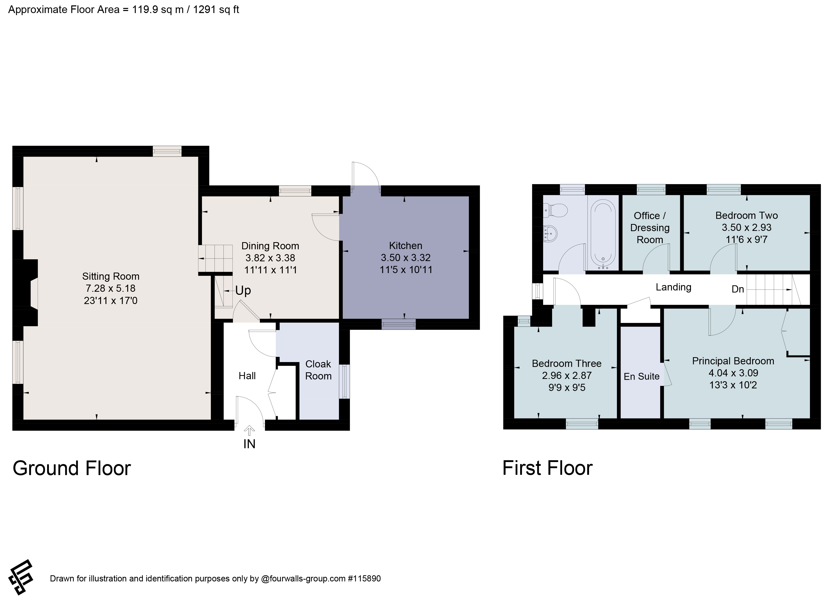 Eyarth, Llanfair Dyffryn Clwyd, Denbighshire floorplan