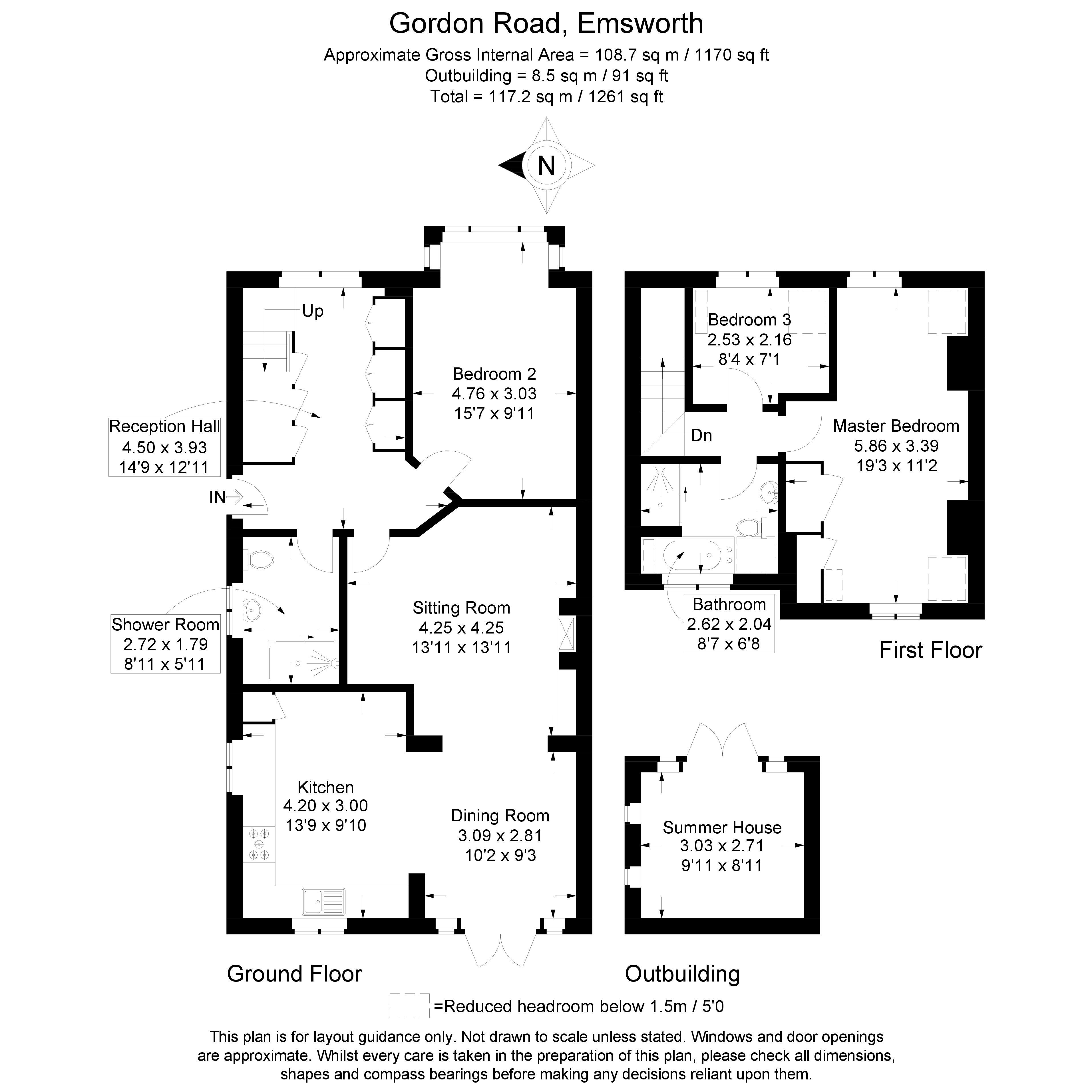 23a, Gordon Road, Emsworth floorplan