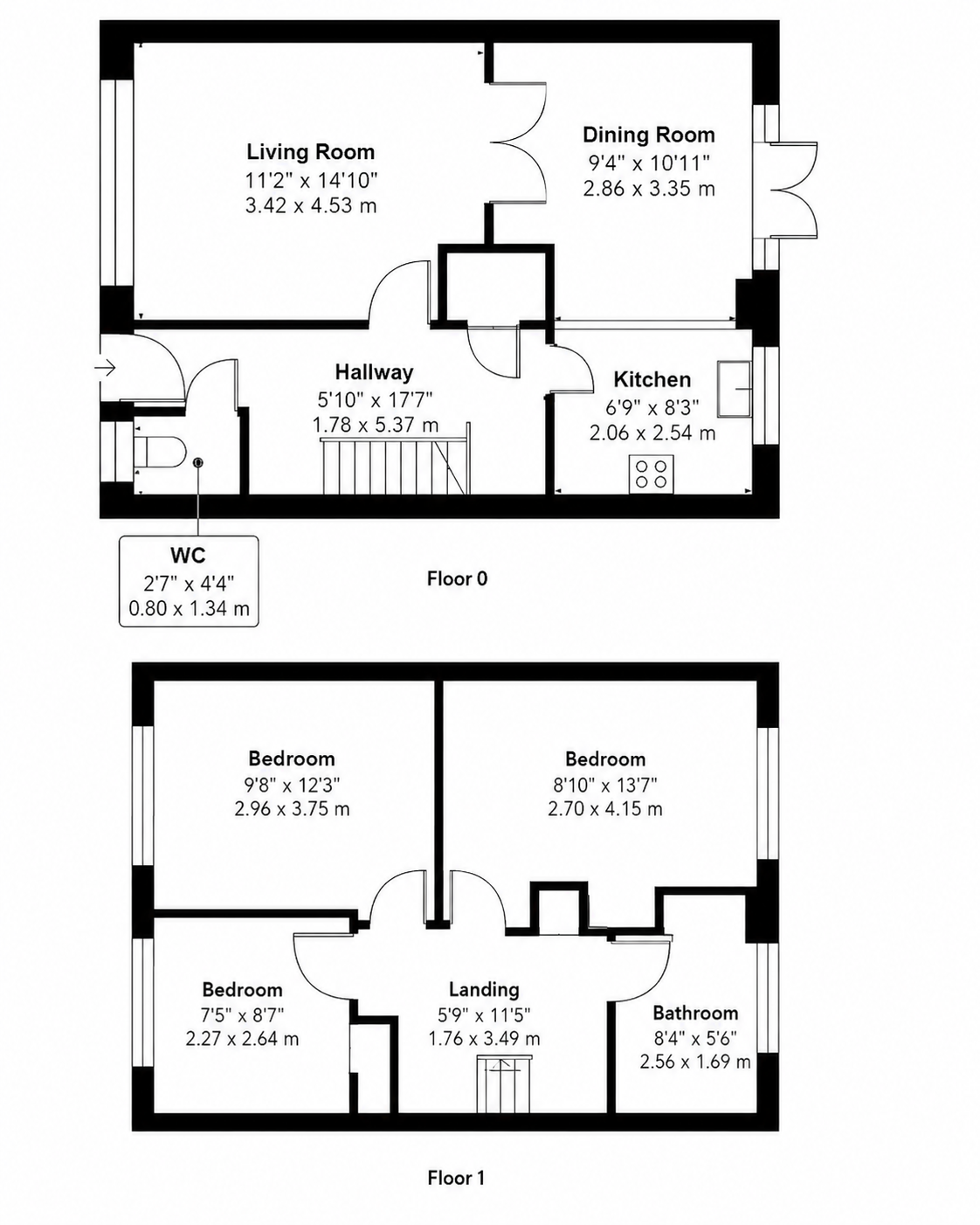 9, New Kiln Road, Essex floorplan