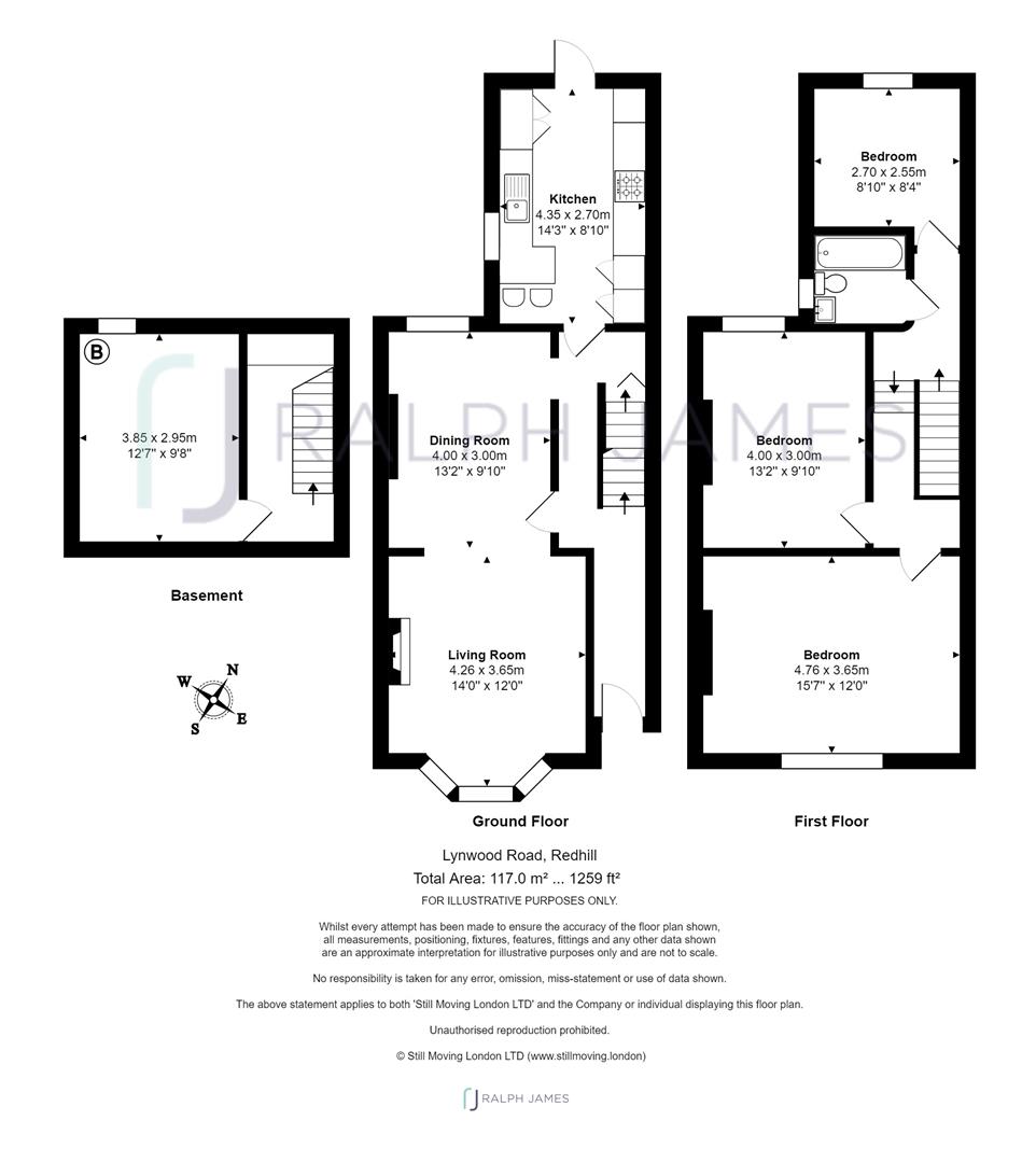 3 Bedrooms Semi-detached house for sale in Lynwood Road, Redhill RH1