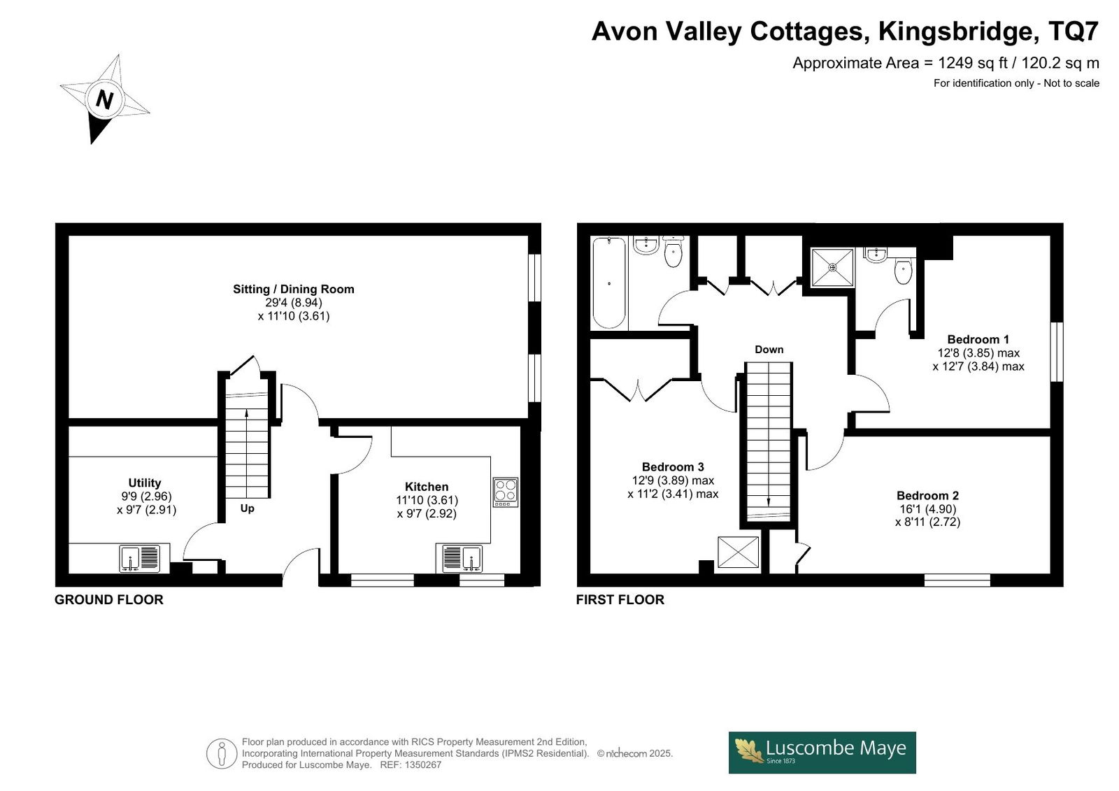 7, Avon Valley Cottages, Kingsbridge floorplan
