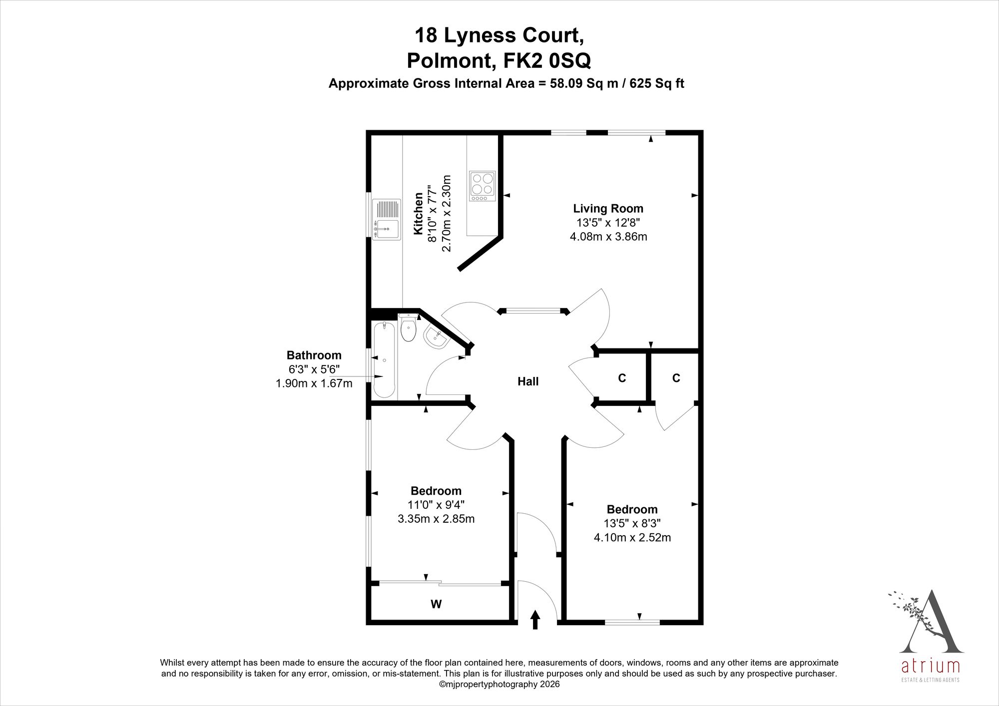 18 Lyness Court Millfield Drive, Falkirk floorplan