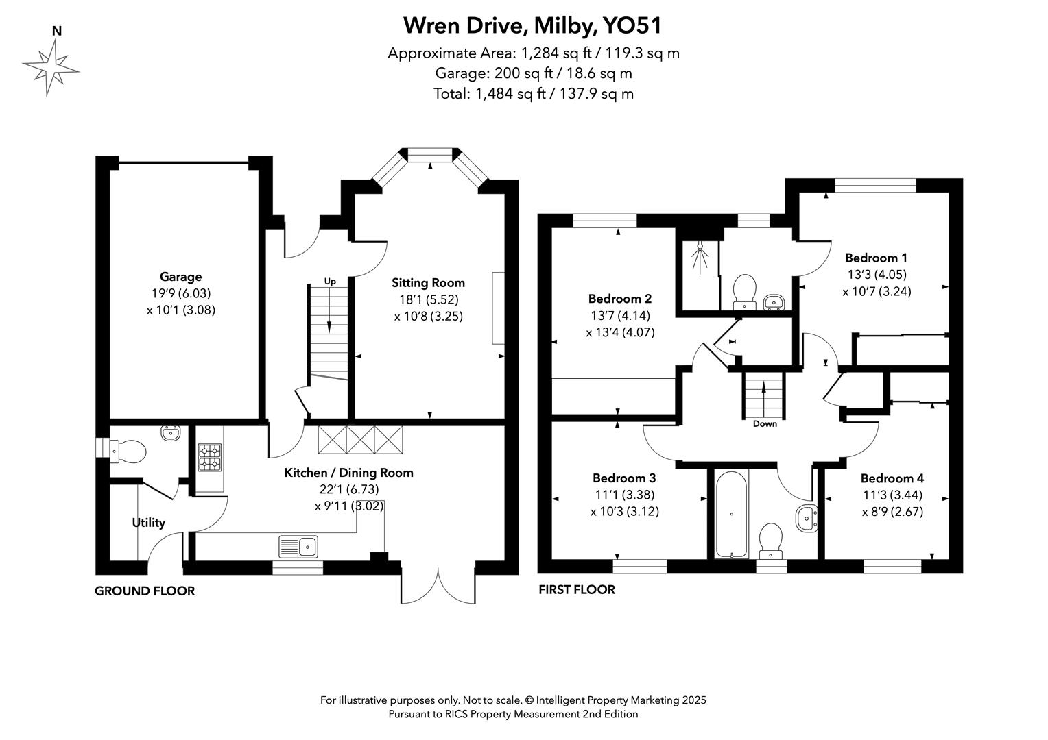 12, Wren Drive, Milby, Boroughbridge York floorplan