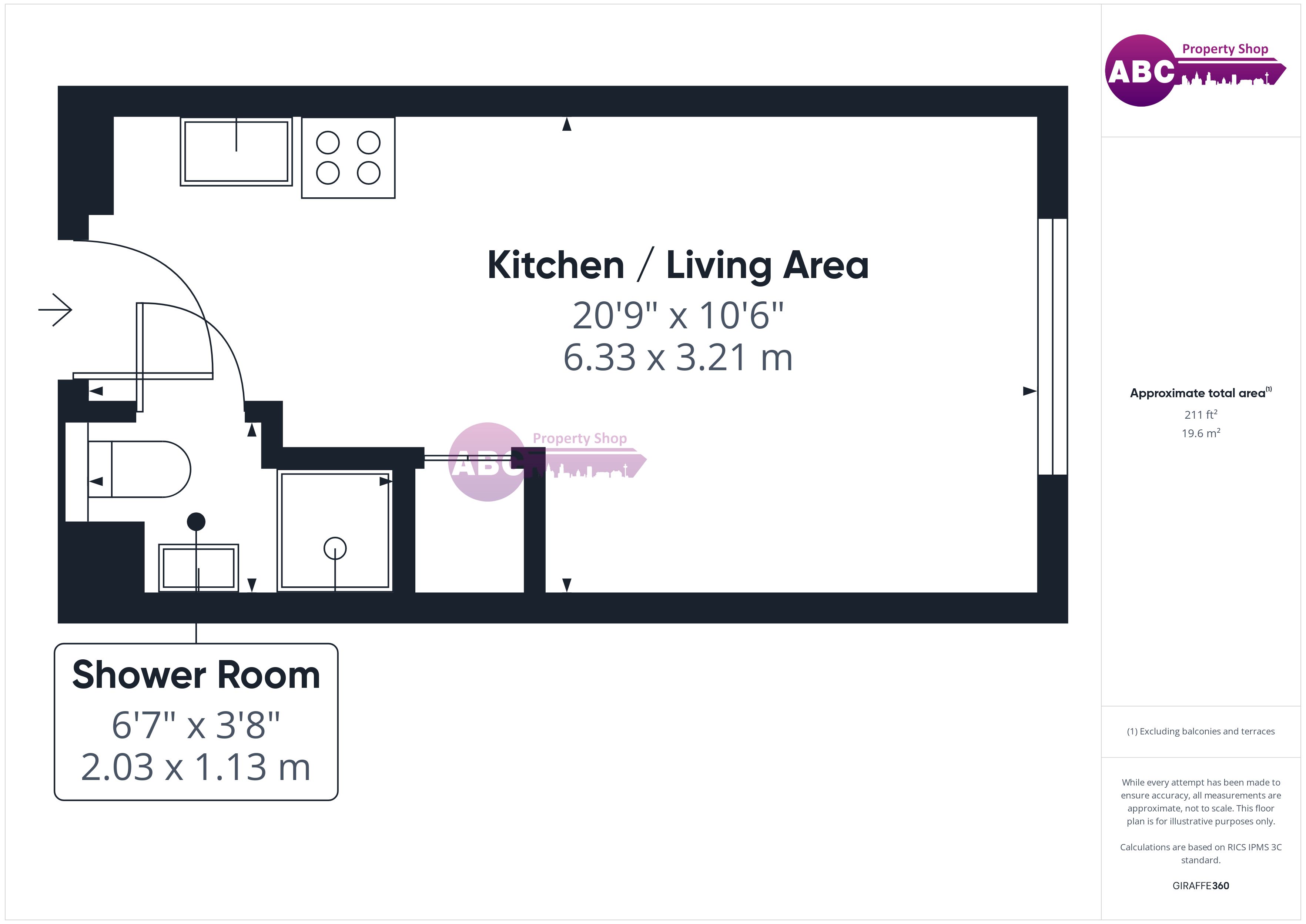 7 Northgate Studios, Trafford Street, Chester floorplan