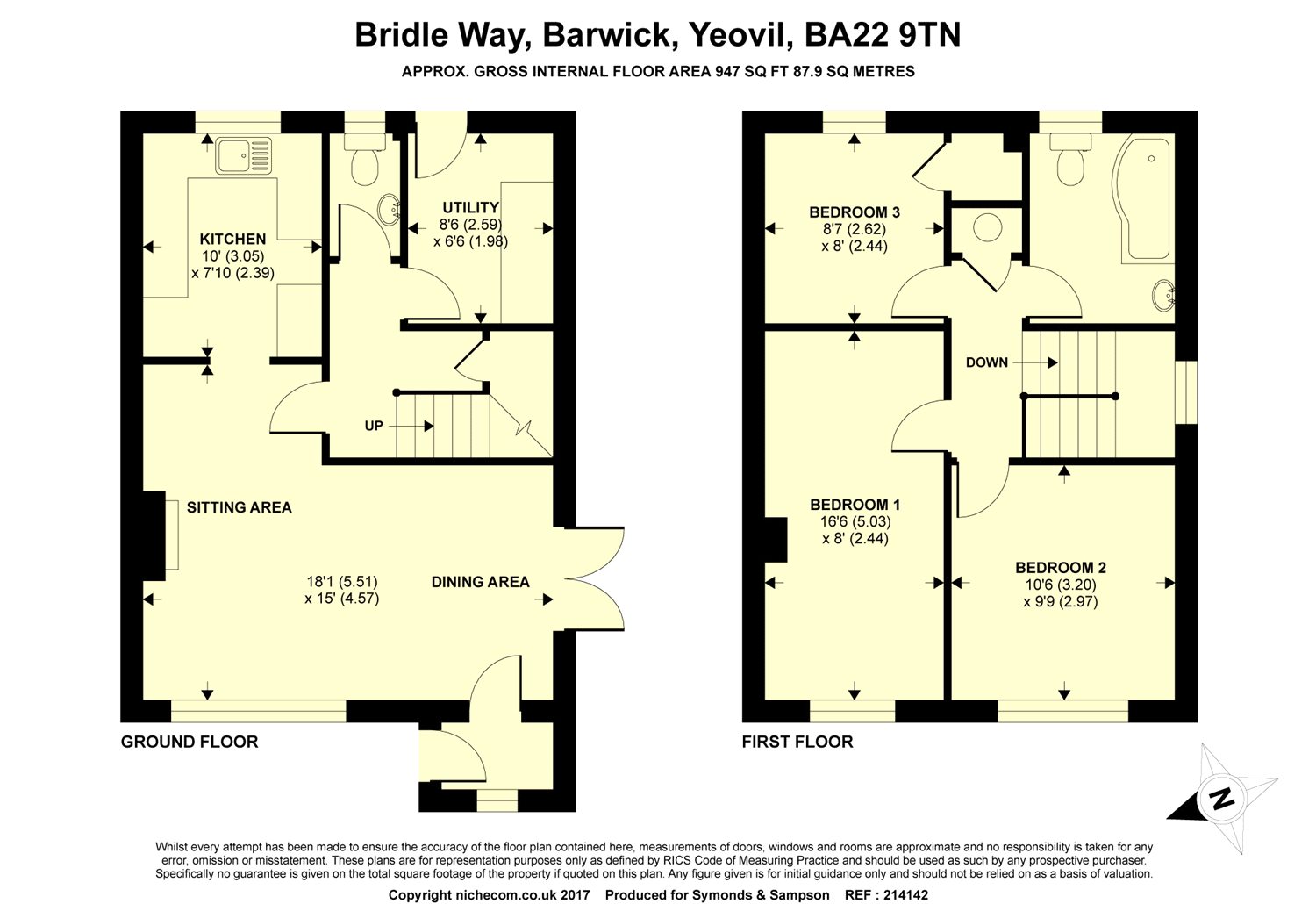 3 bed end terrace house for sale in Bridle Way, Barwick, Yeovil
