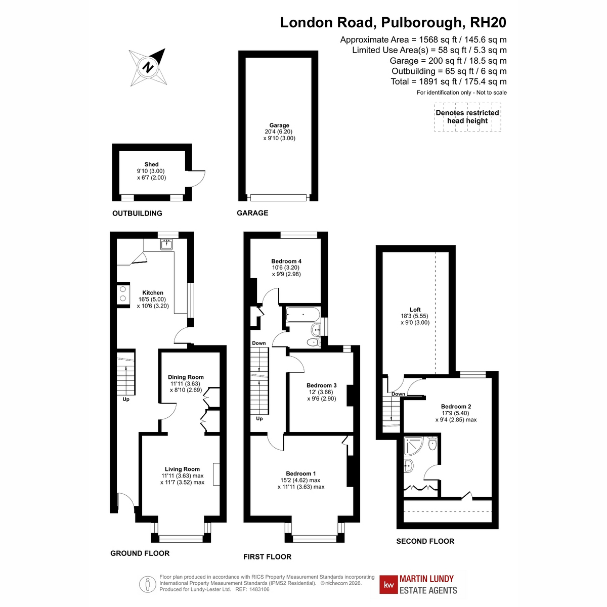 28, London Road, Pulborough floorplan