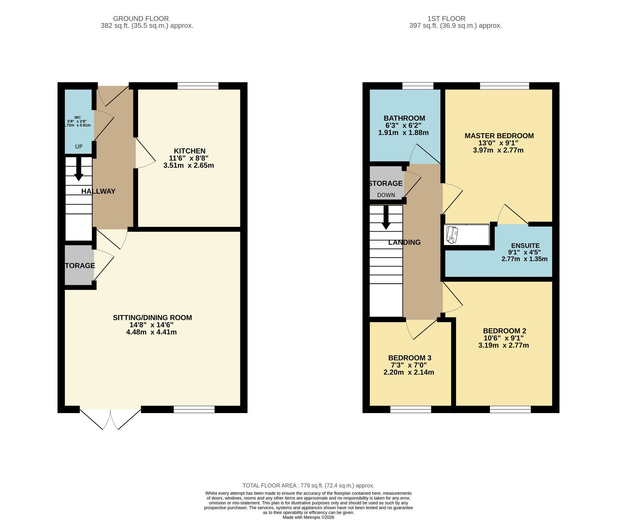4 Flannagan Way, Coalville floorplan