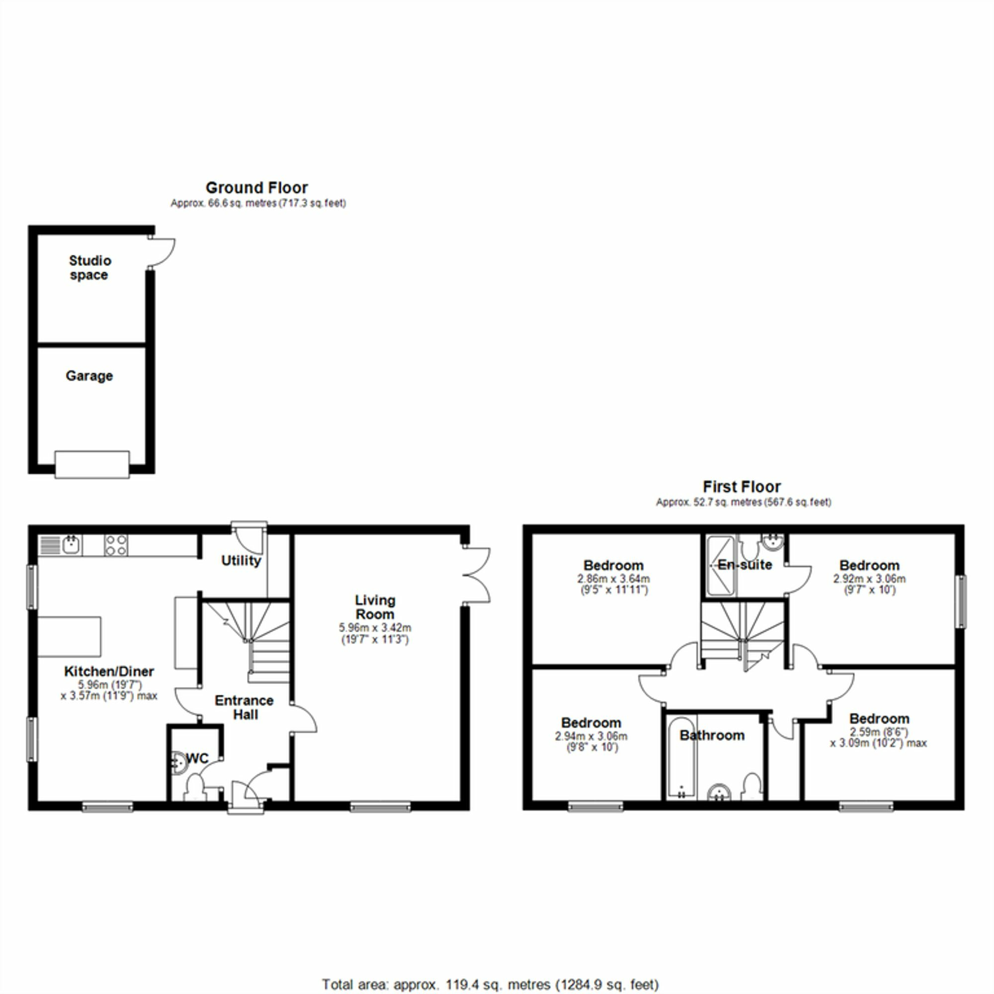 2, Down Meadow, Bedworth floorplan