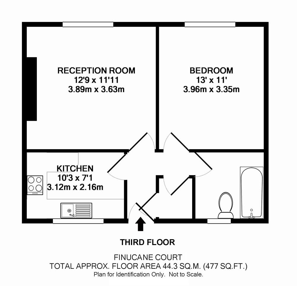 1 Bedrooms Flat to rent in Finucane Court, Lower Mortlake Road, Richmond, Surrey TW9