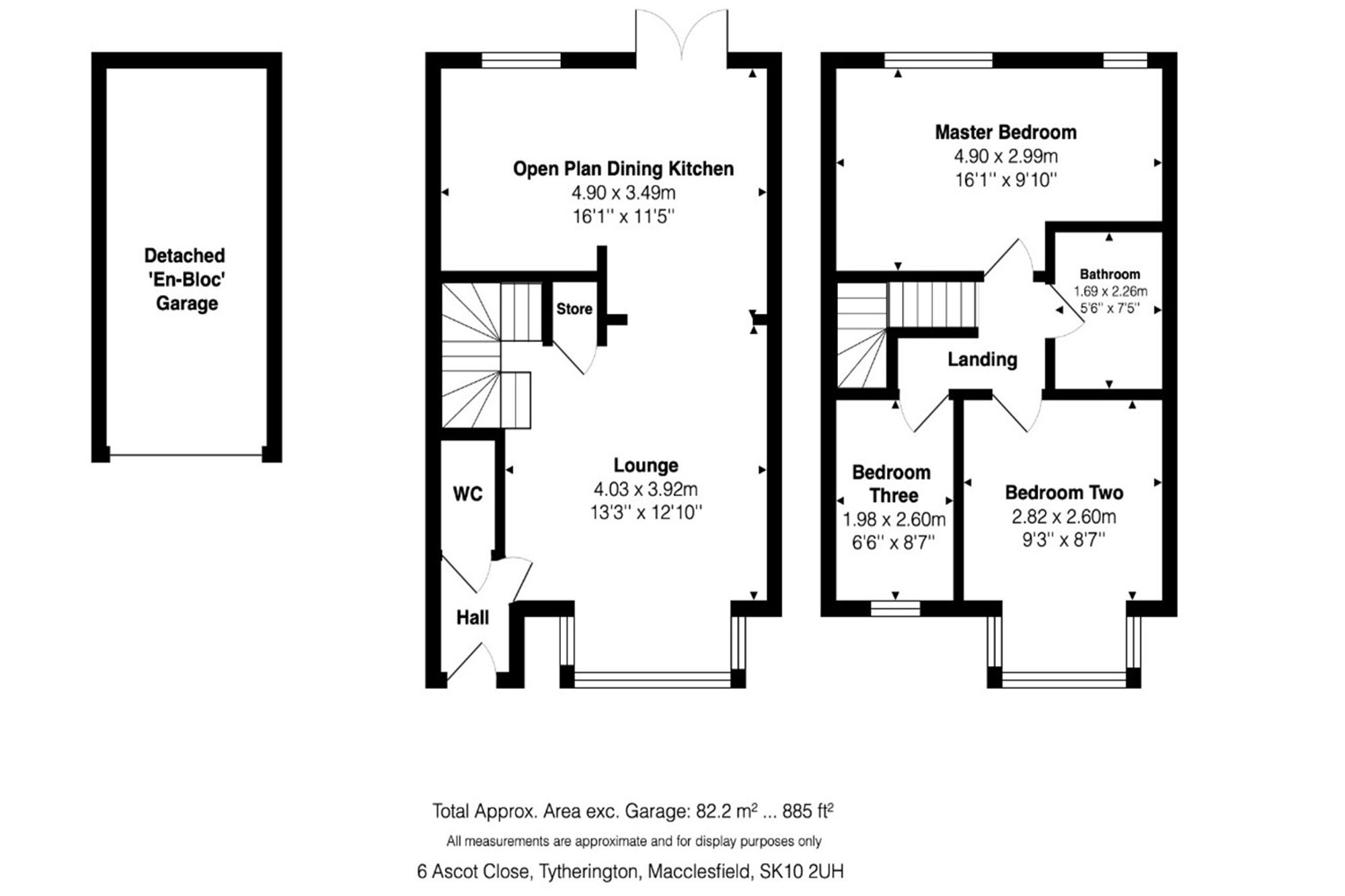 6 Ascot Close, Macclesfield floorplan