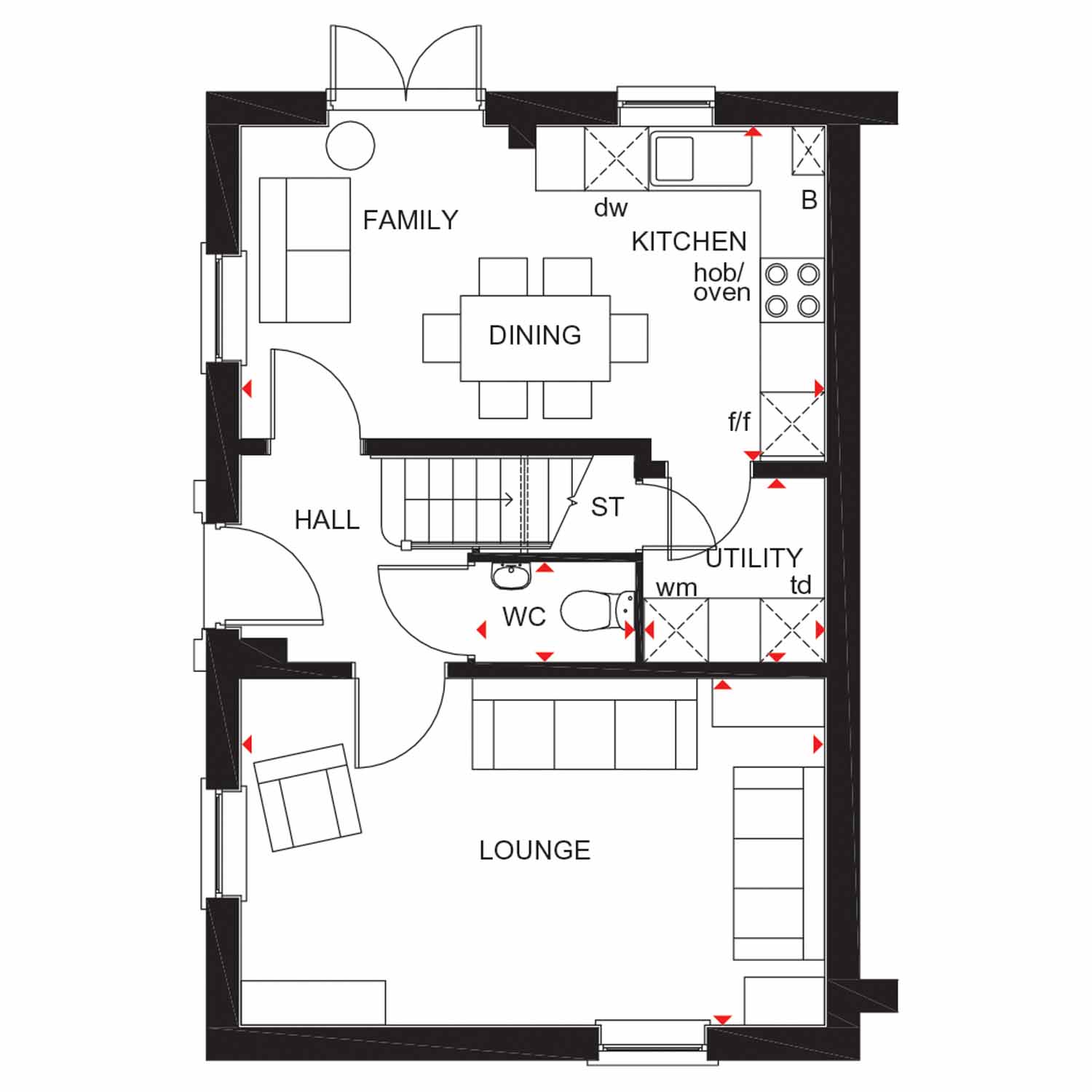 H858020, 1 Arle Road, Curbridge floorplan
