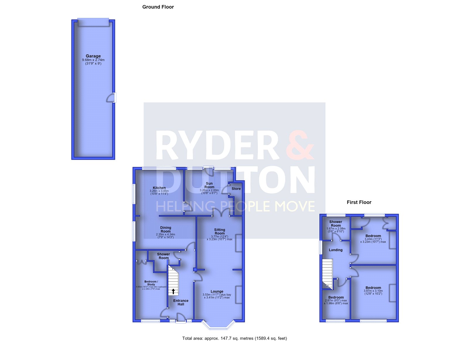 38, Sandy Lane, Saddleworth floorplan