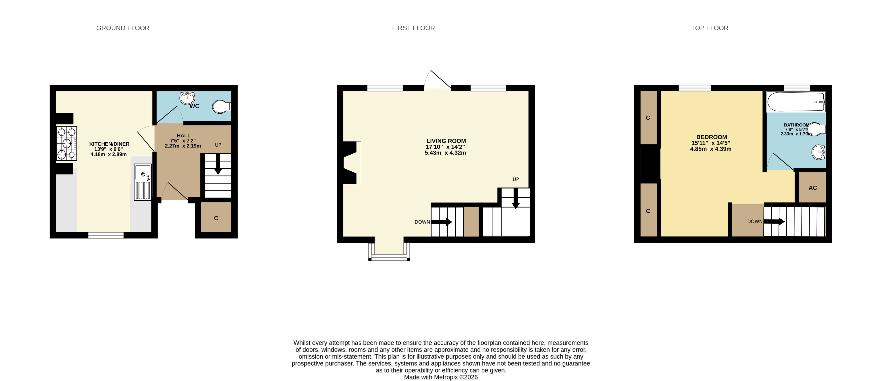 18, Golden Hill, Taunton floorplan