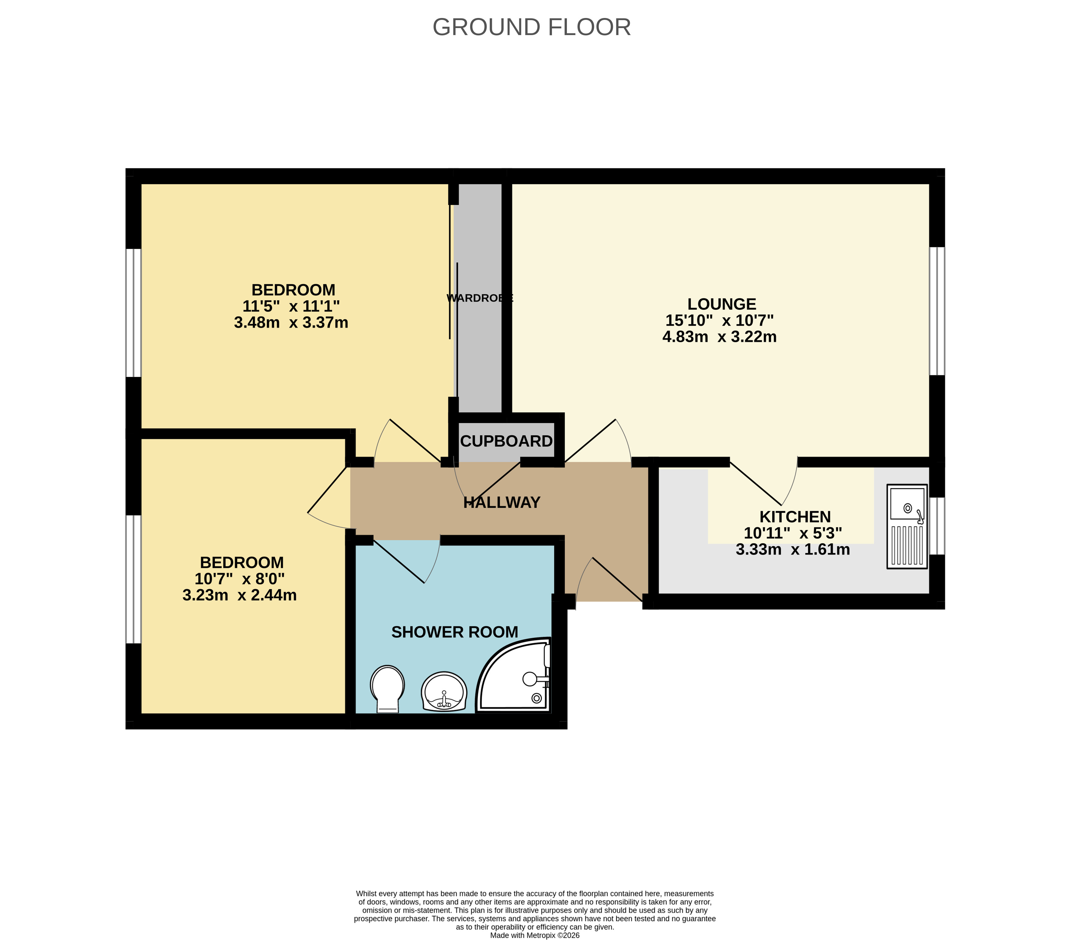 0/2, 1, Burnfield Gardens, Glasgow floorplan