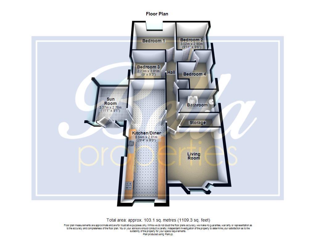 30, Charles Lovell Way, Scunthorpe floorplan