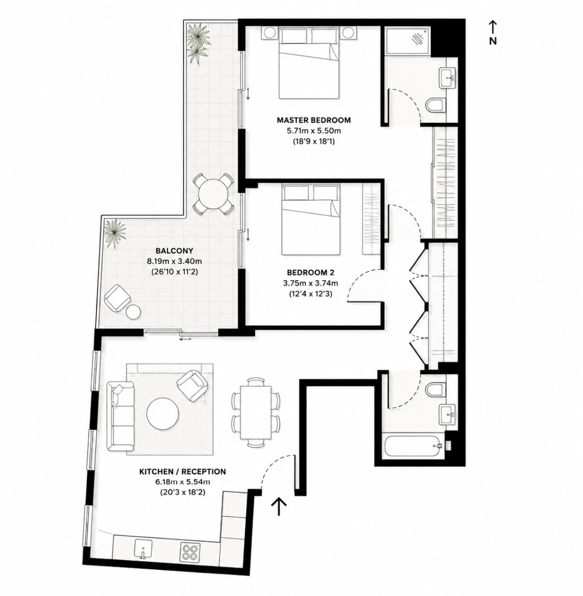 35 Gatsby Apartments, London floorplan