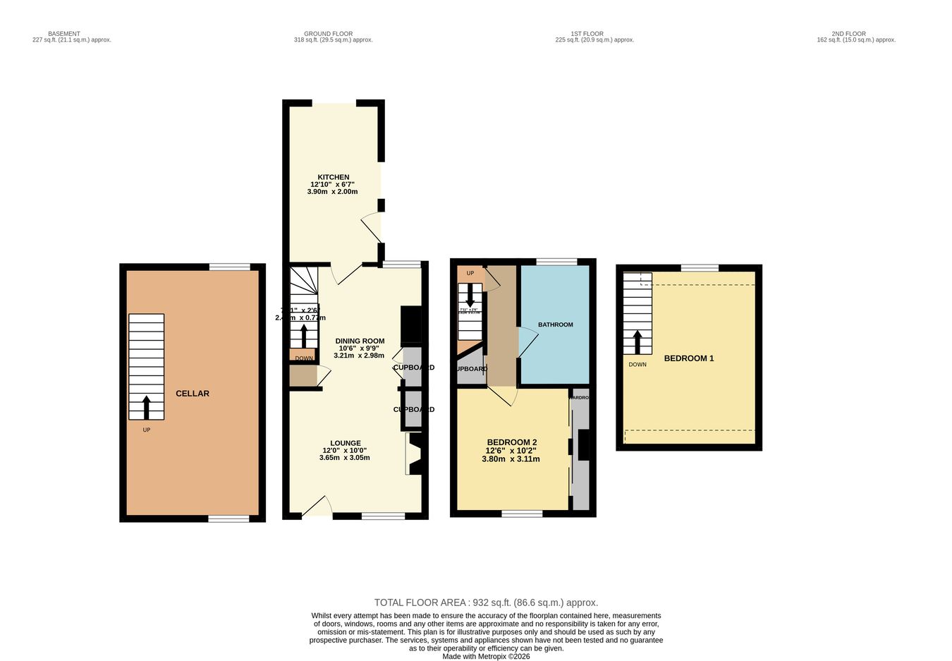 44, Milton Street, Maidstone floorplan