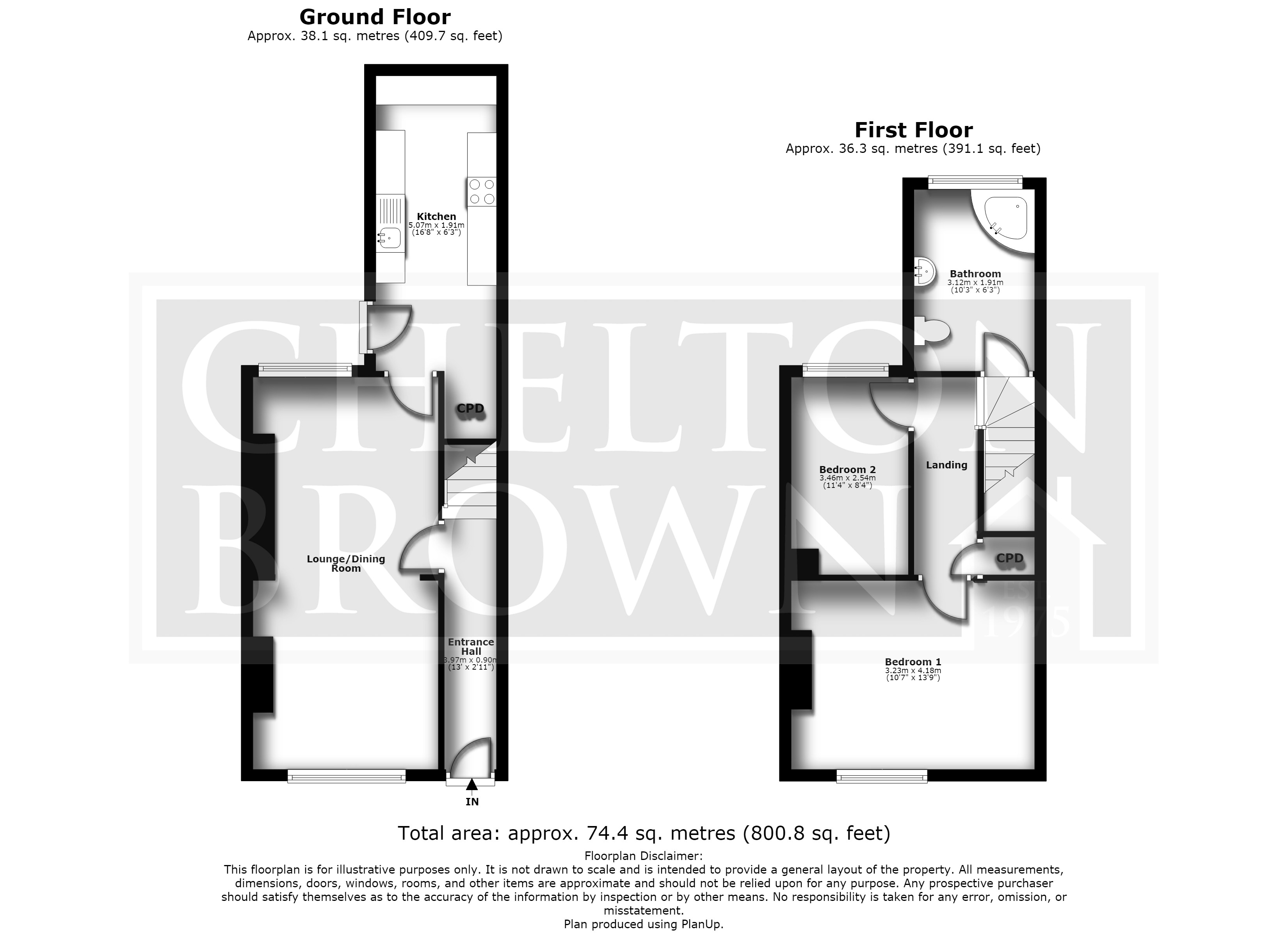 87, Hervey Street, Northampton floorplan