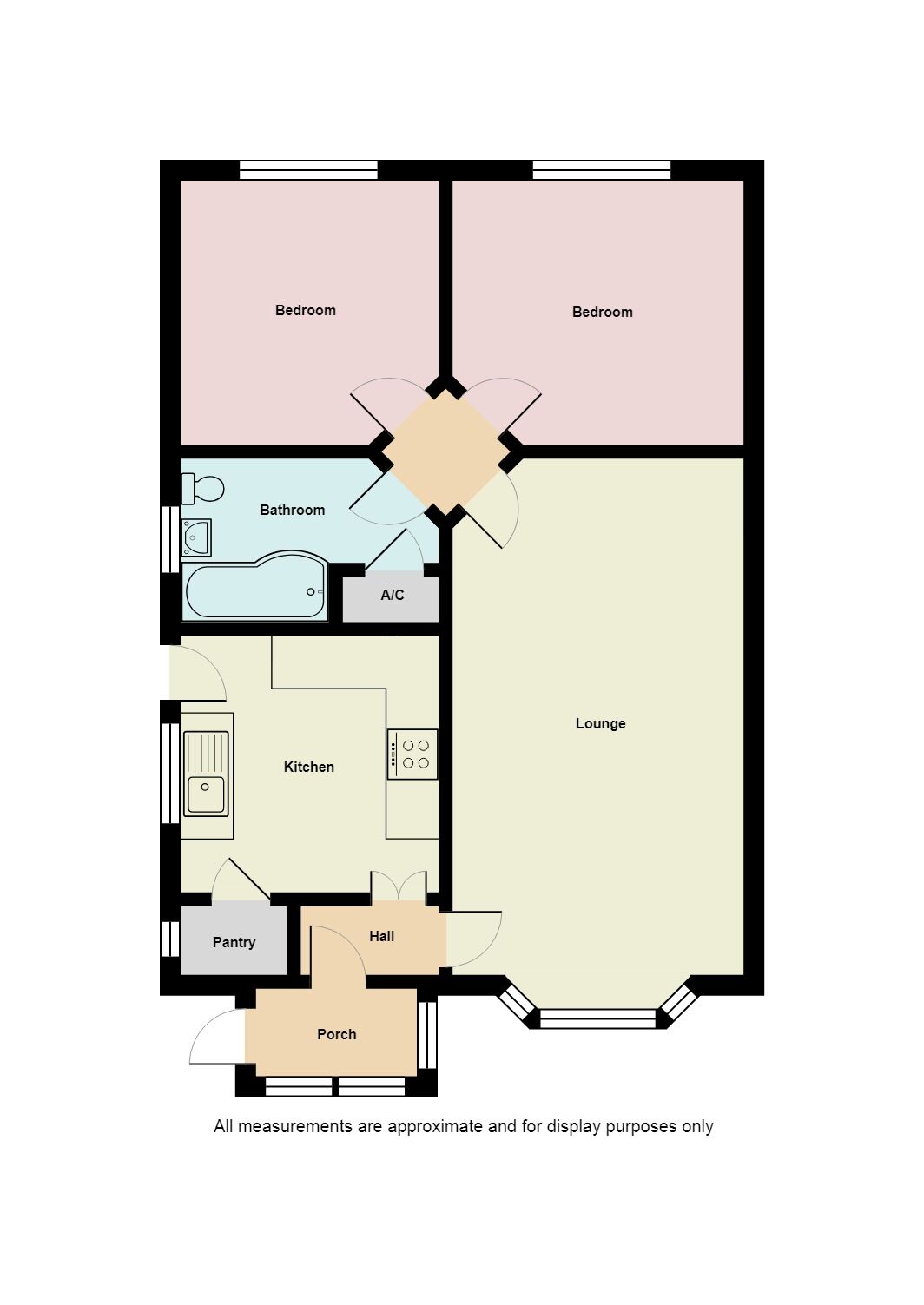 2 Bedrooms Semi-detached bungalow for sale in Werburgh Drive, Trentham, Stoke-On-Trent ST4