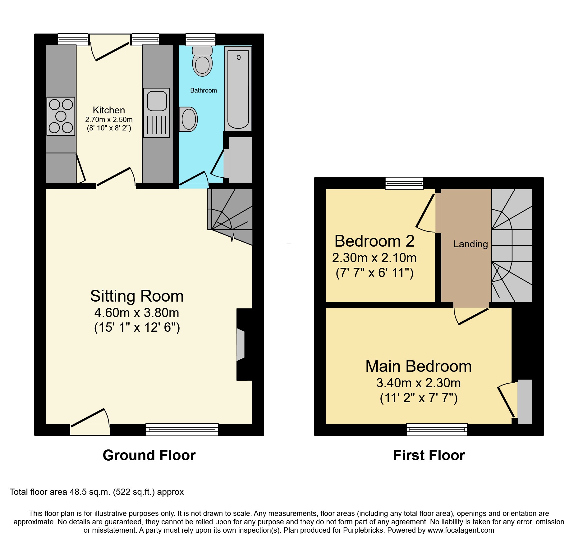 Fern Cottages, Main Street, Tingewick floorplan
