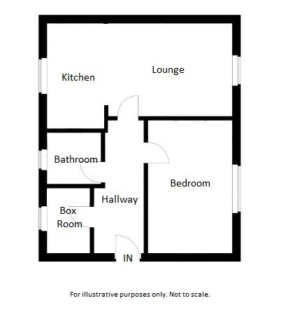 1 Bedrooms Flat for sale in Millburn Drive, Renfrew PA4