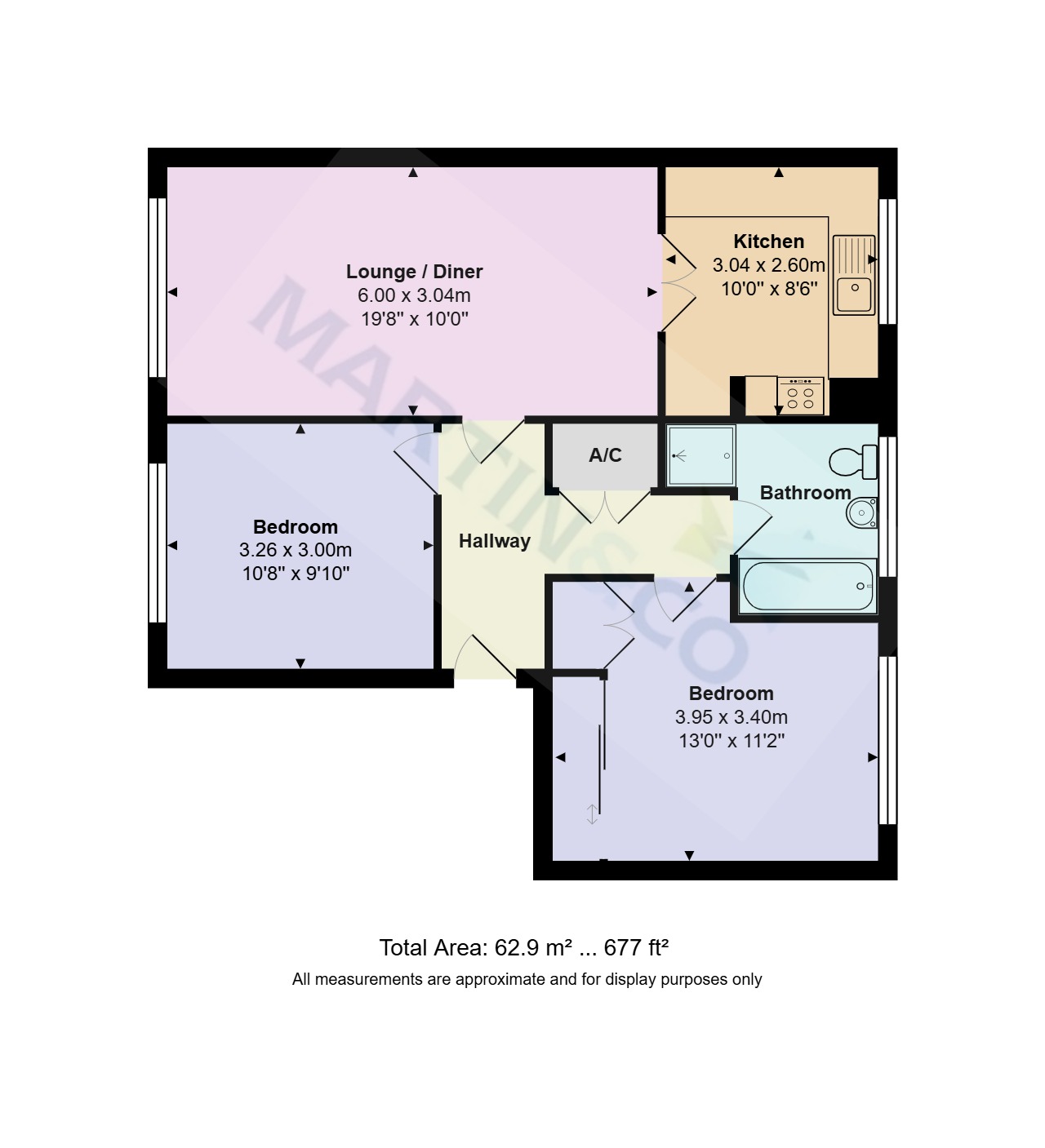 Flat 11 Lascelles Court, Lascelles Road, Bournemouth floorplan