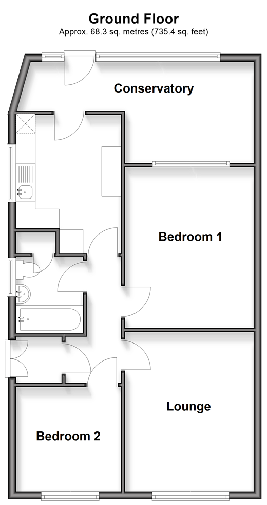 Brooklands Road, Havant floorplan