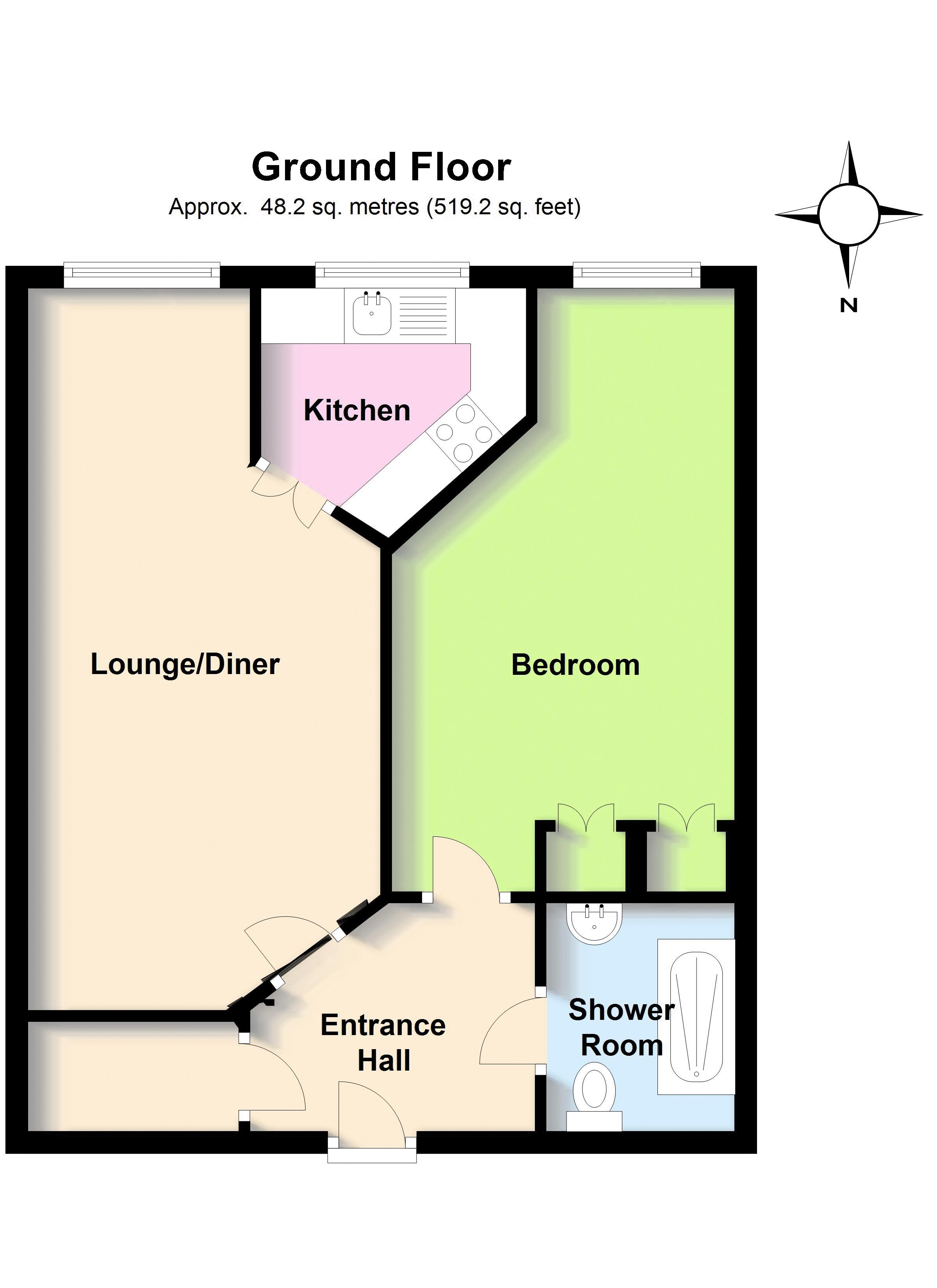 1 Bedrooms  to rent in Brocket Road, Hoddesdon EN11