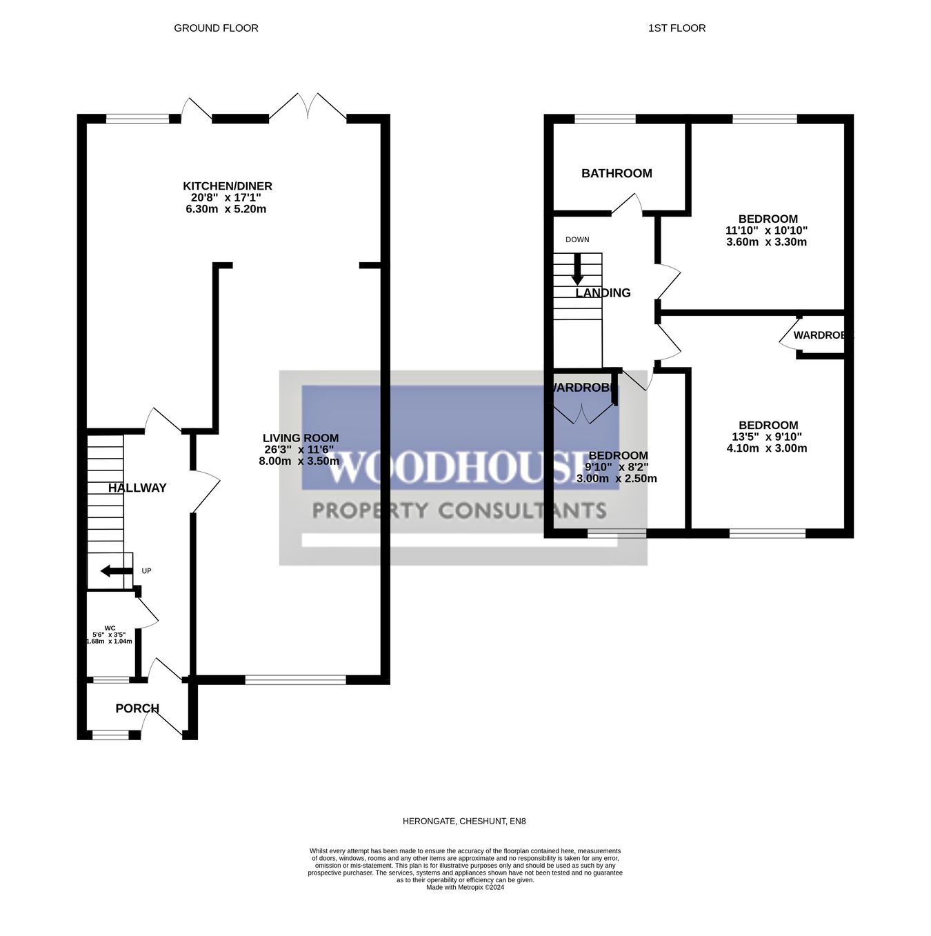 41, Herongate Road, Cheshunt floorplan