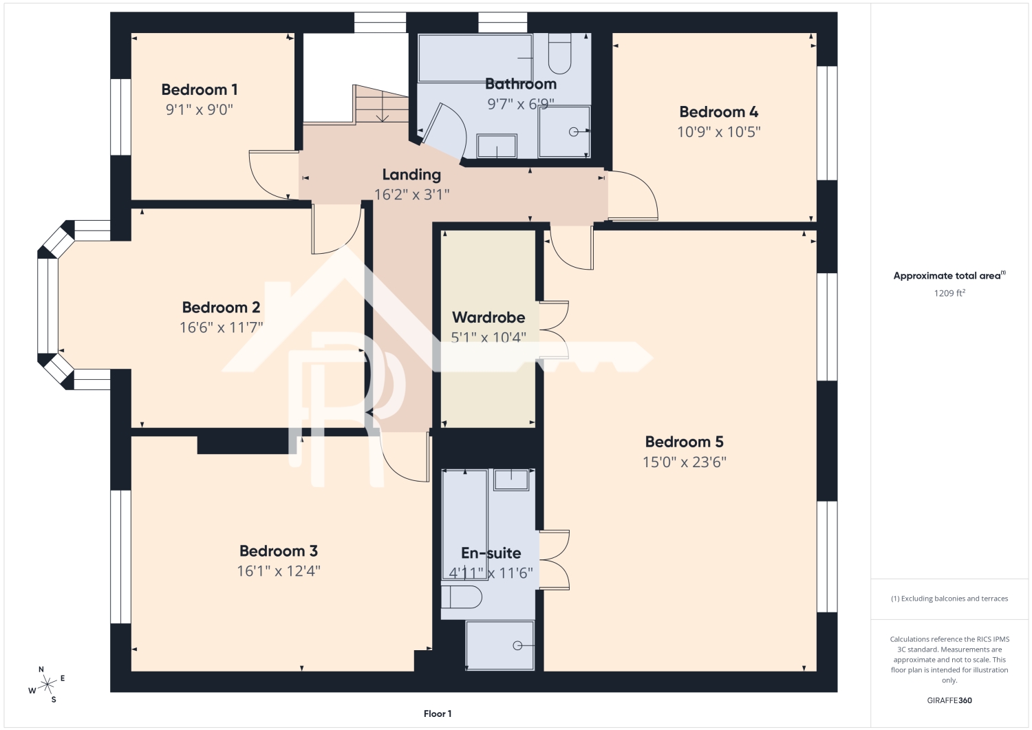 44, Hall Lane, Upminster floorplan