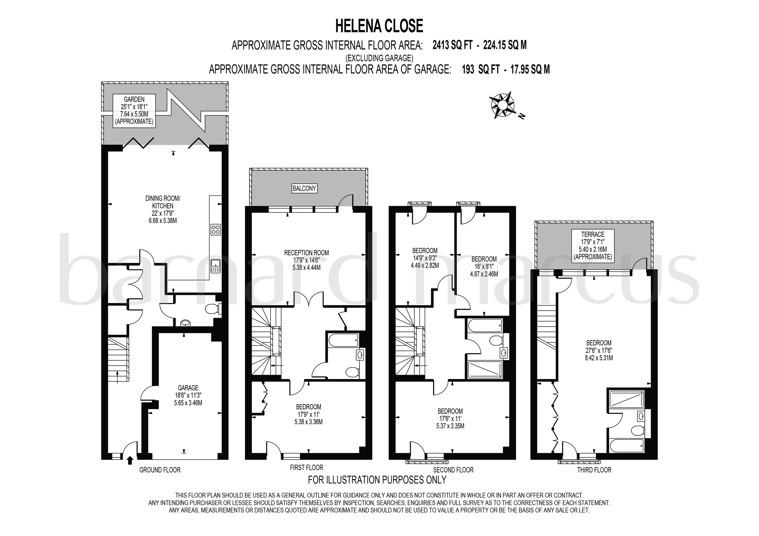 13, Helena Close, London floorplan
