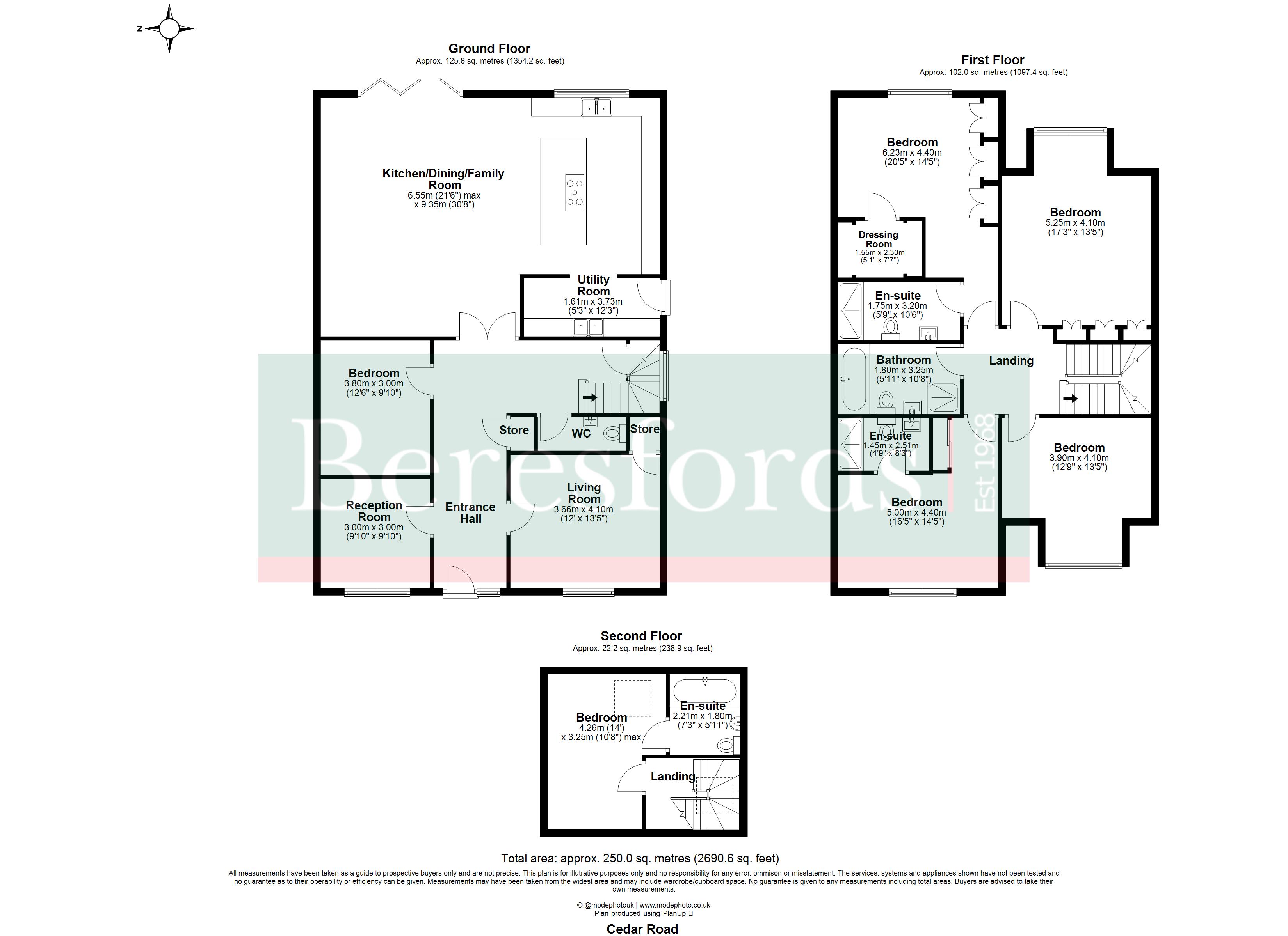 14, Cedar Road, Brentwood floorplan