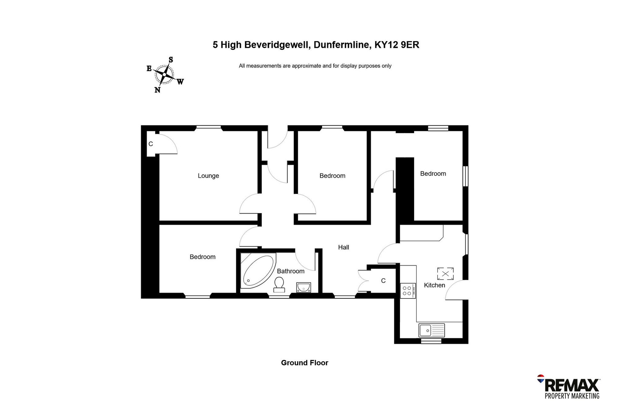 5 High Beveridgewell, Dunfermline floorplan