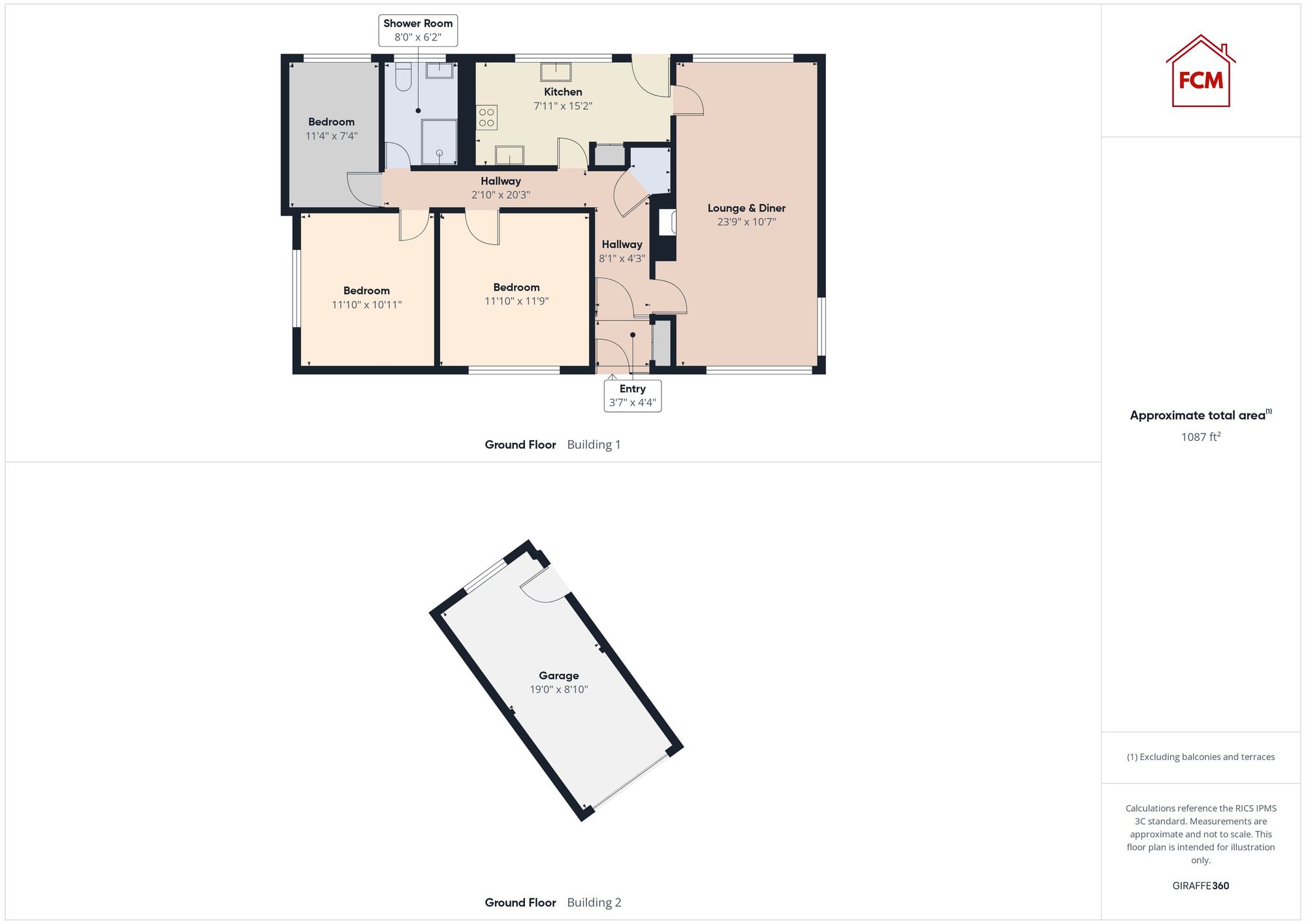 The Swallows Church Close, Workington floorplan