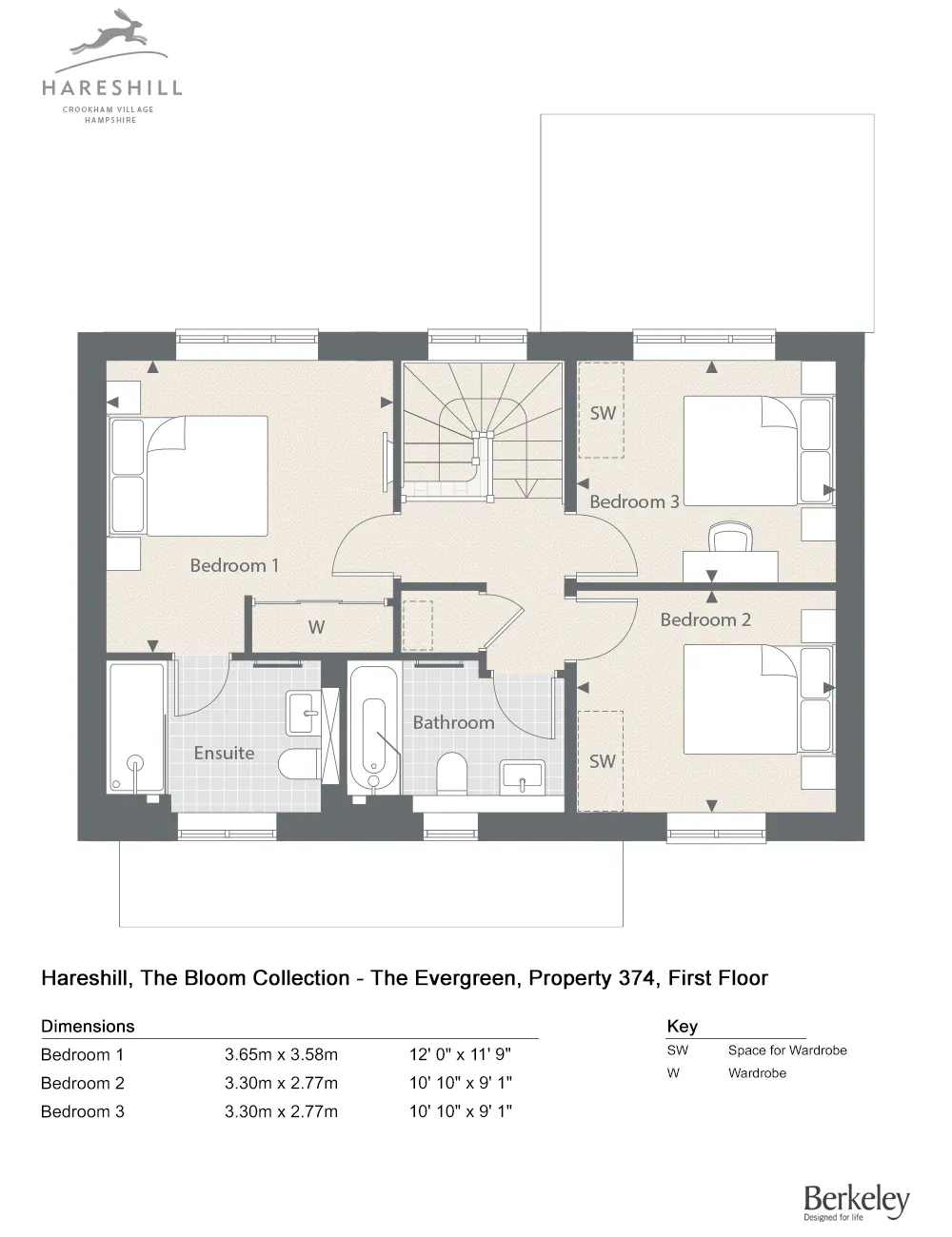 Hareshill, Featherfall Road, Fleet floorplan