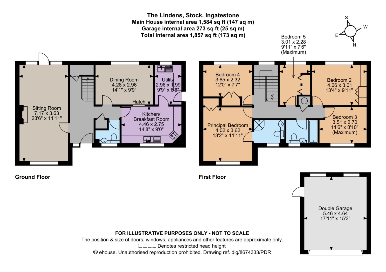 9, The Lindens, Ingatestone floorplan