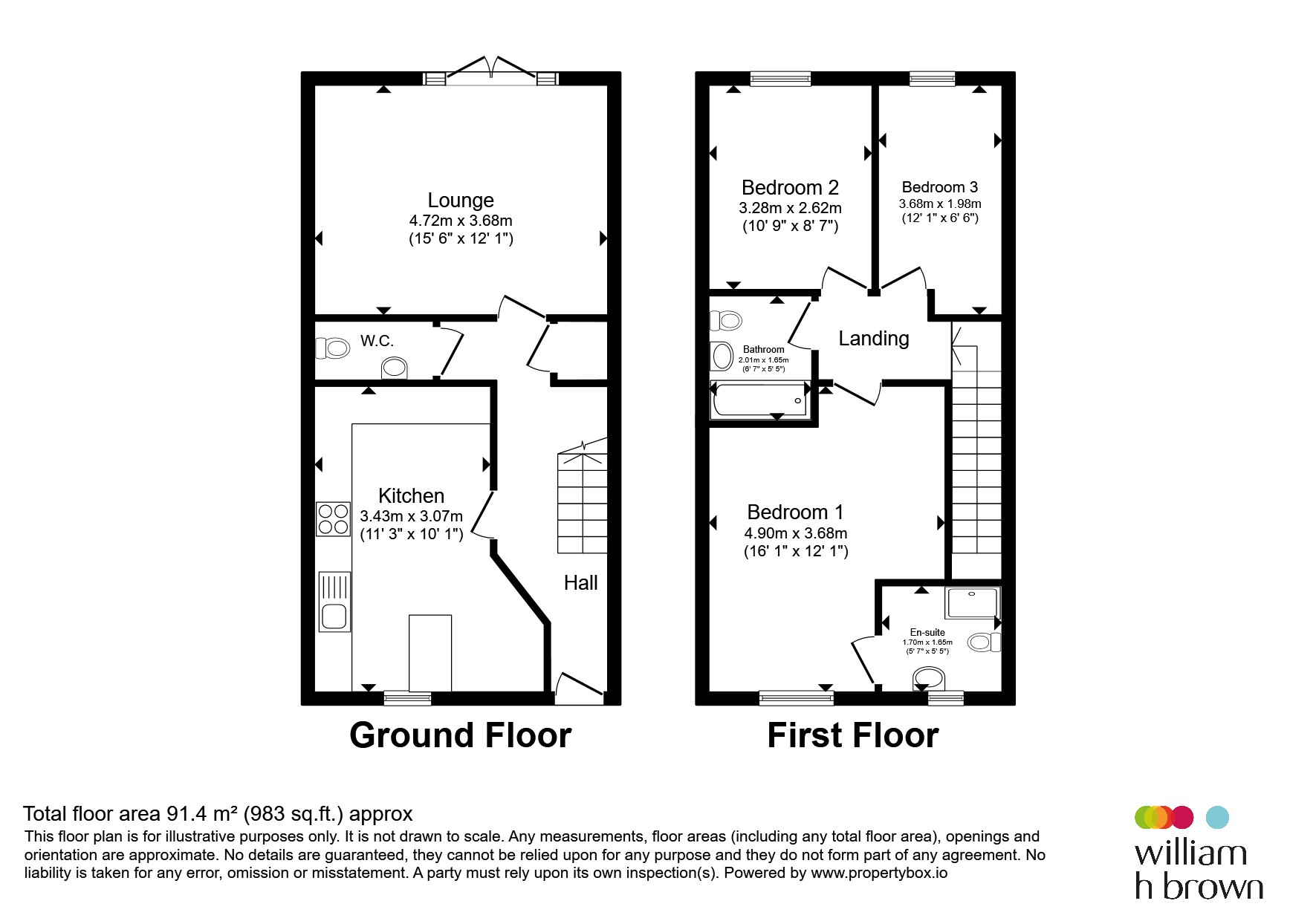 44, Finch Road, Attleborough floorplan