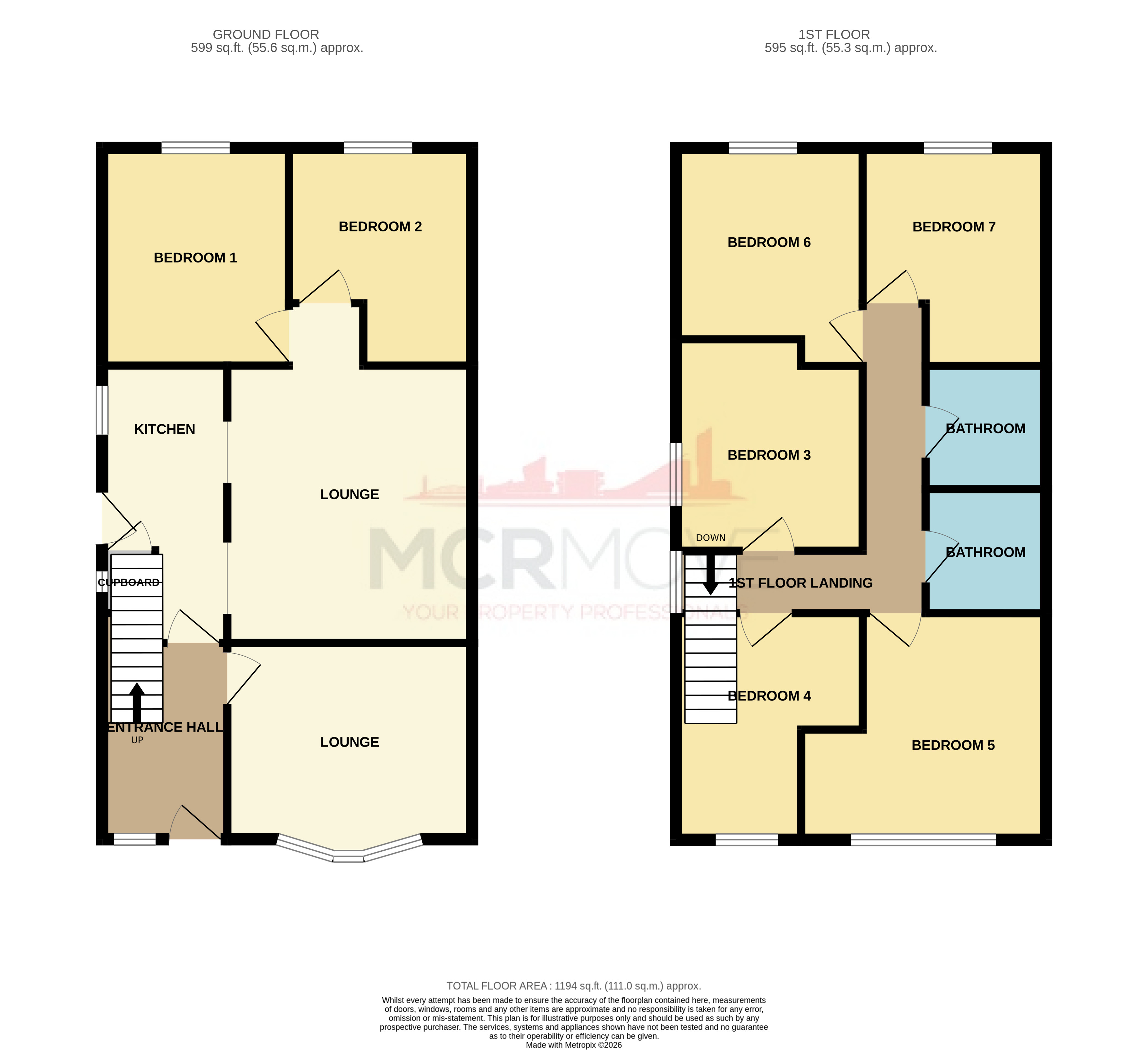 37, Heathside Road, Manchester floorplan