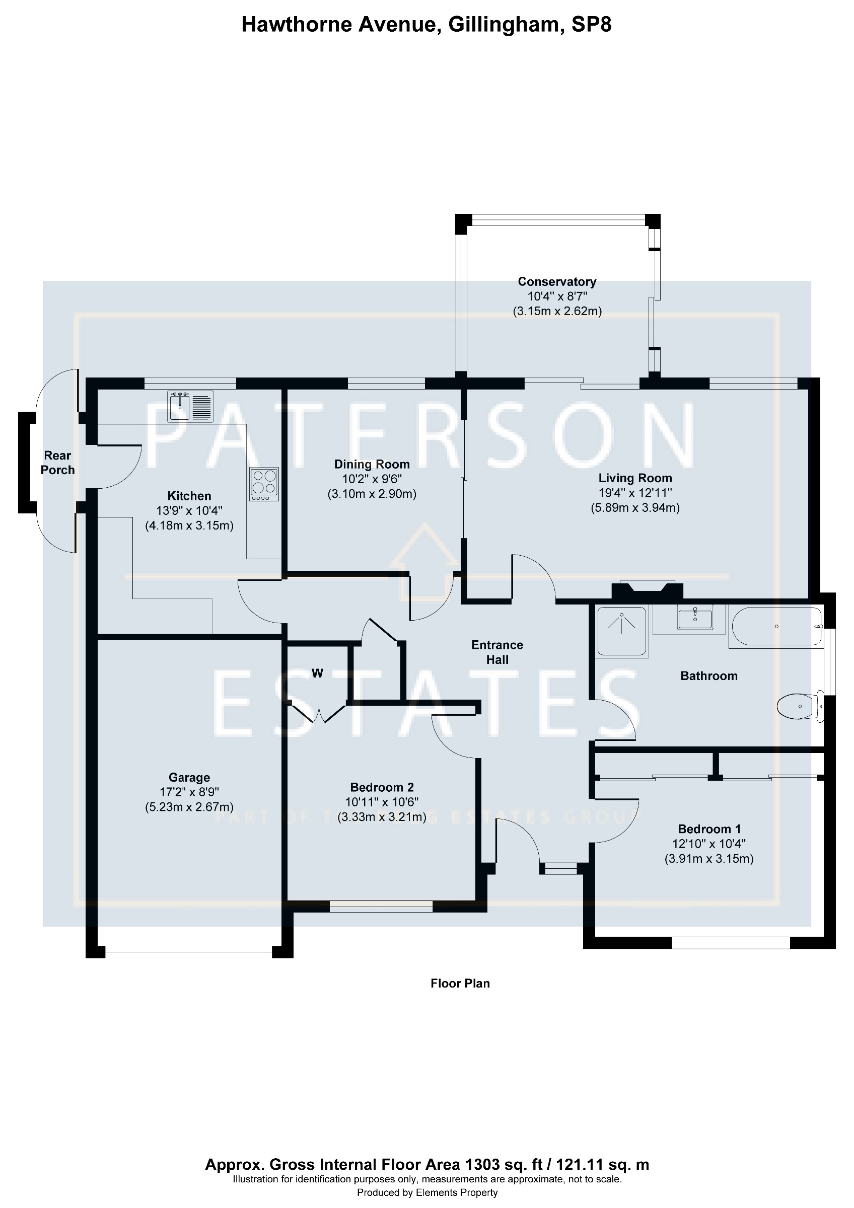 19 Hawthorn Avenue, Gillingham floorplan