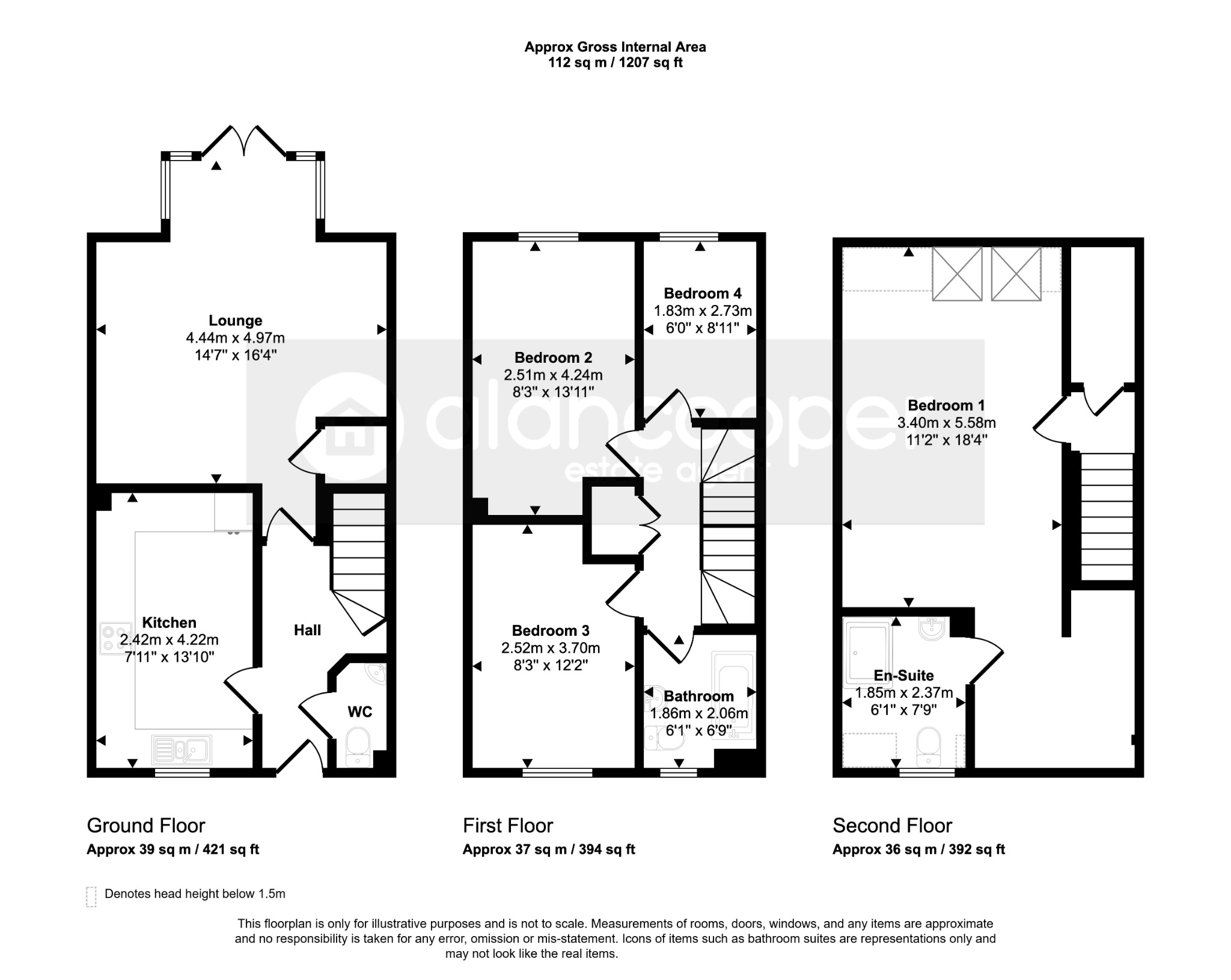 26 Fleece Lane, Nuneaton, Warwickshire floorplan