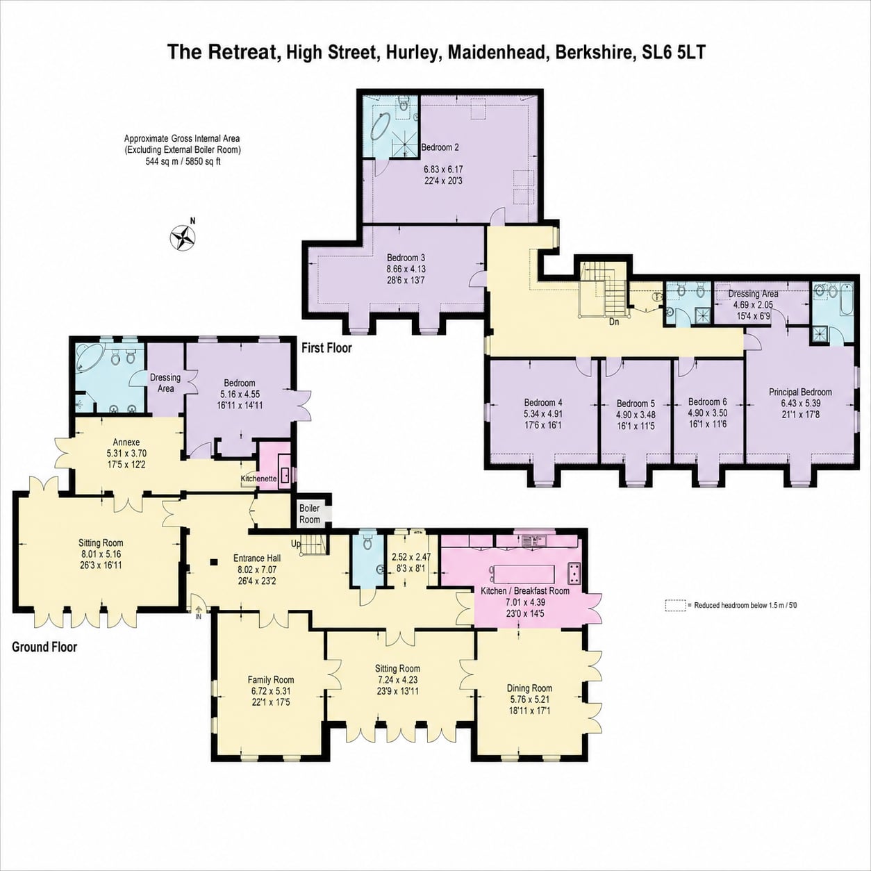 The Retreat, High Street, Hurley floorplan