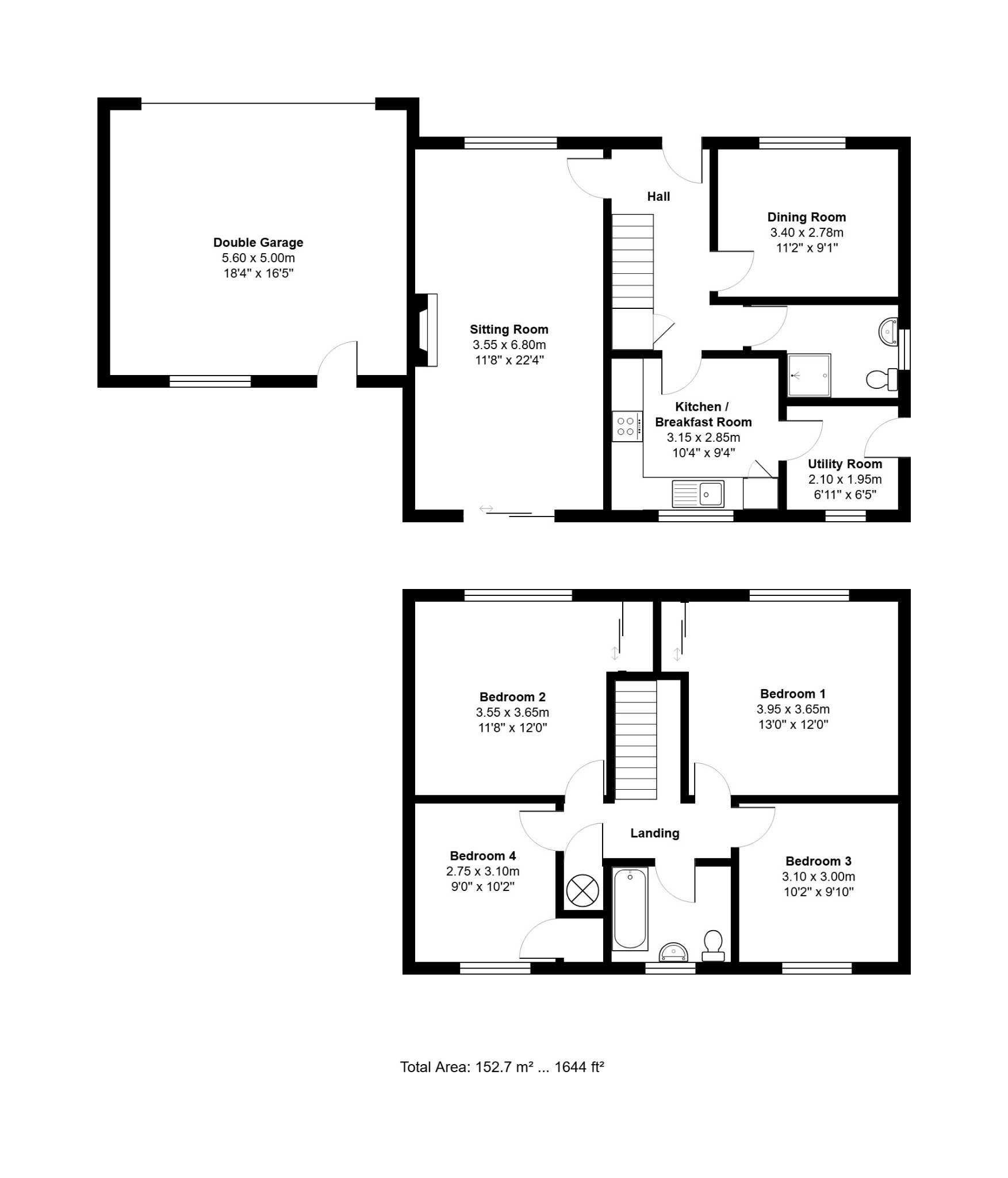 4 St. Nicholas Close, Dersingham, Norfolk floorplan