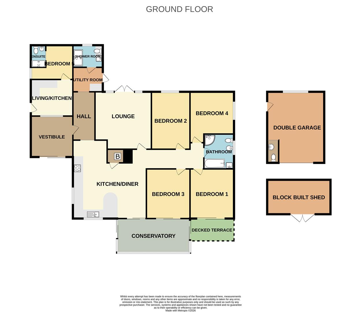 Meadows End, Albaston, Gunnislake floorplan