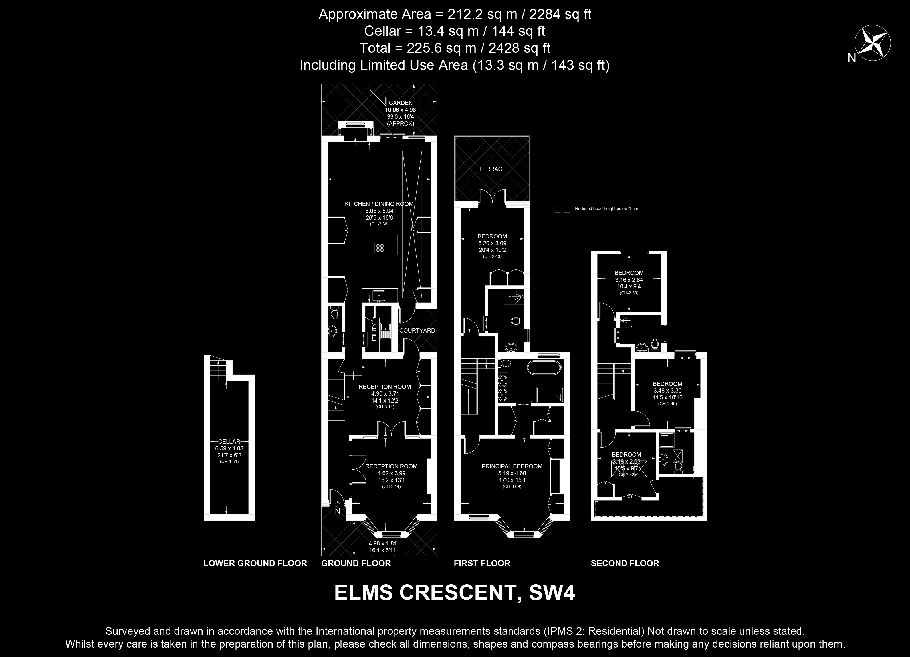 71, Elms Crescent, London floorplan