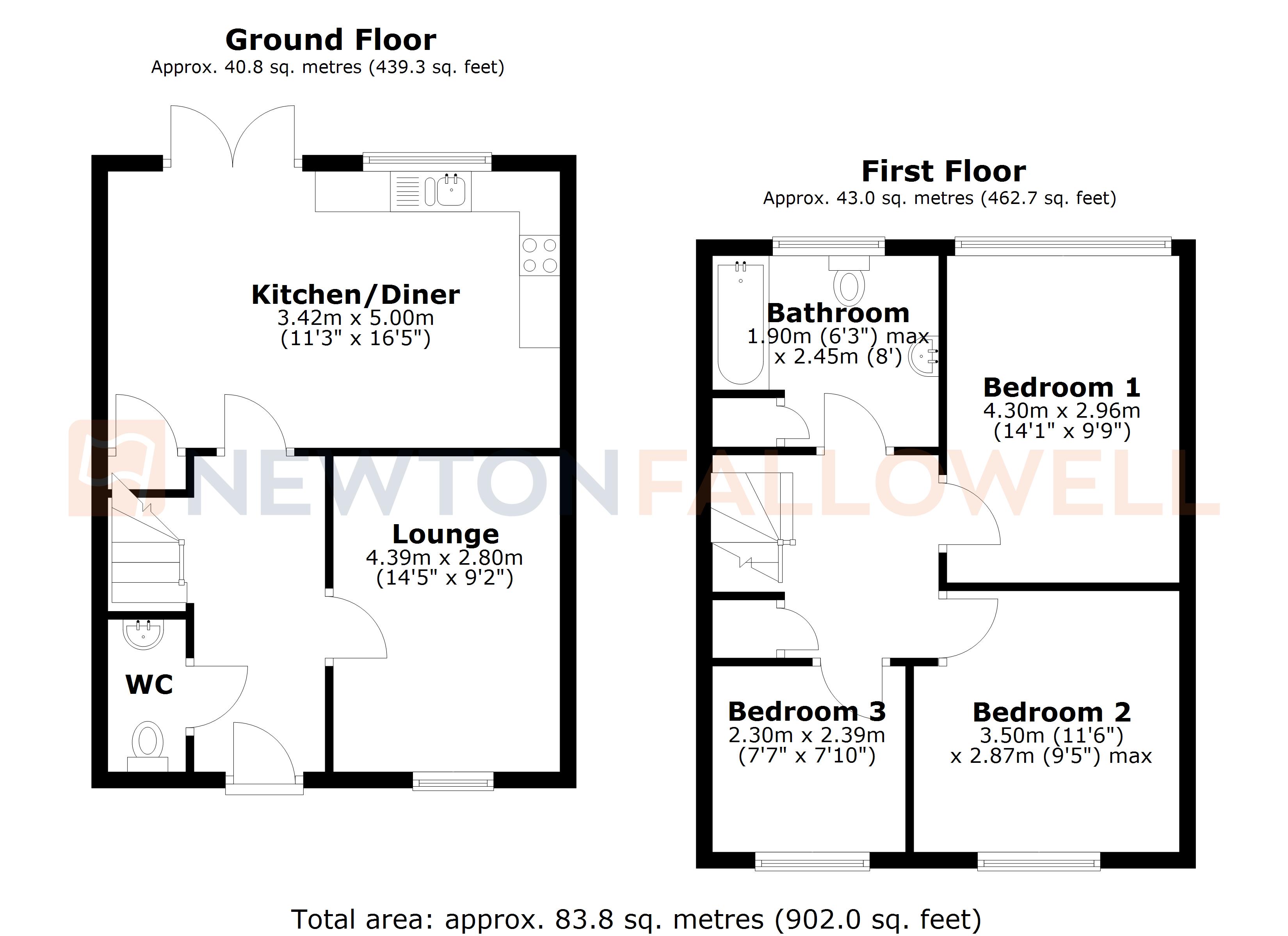 83, Bacopa Drive, Retford floorplan